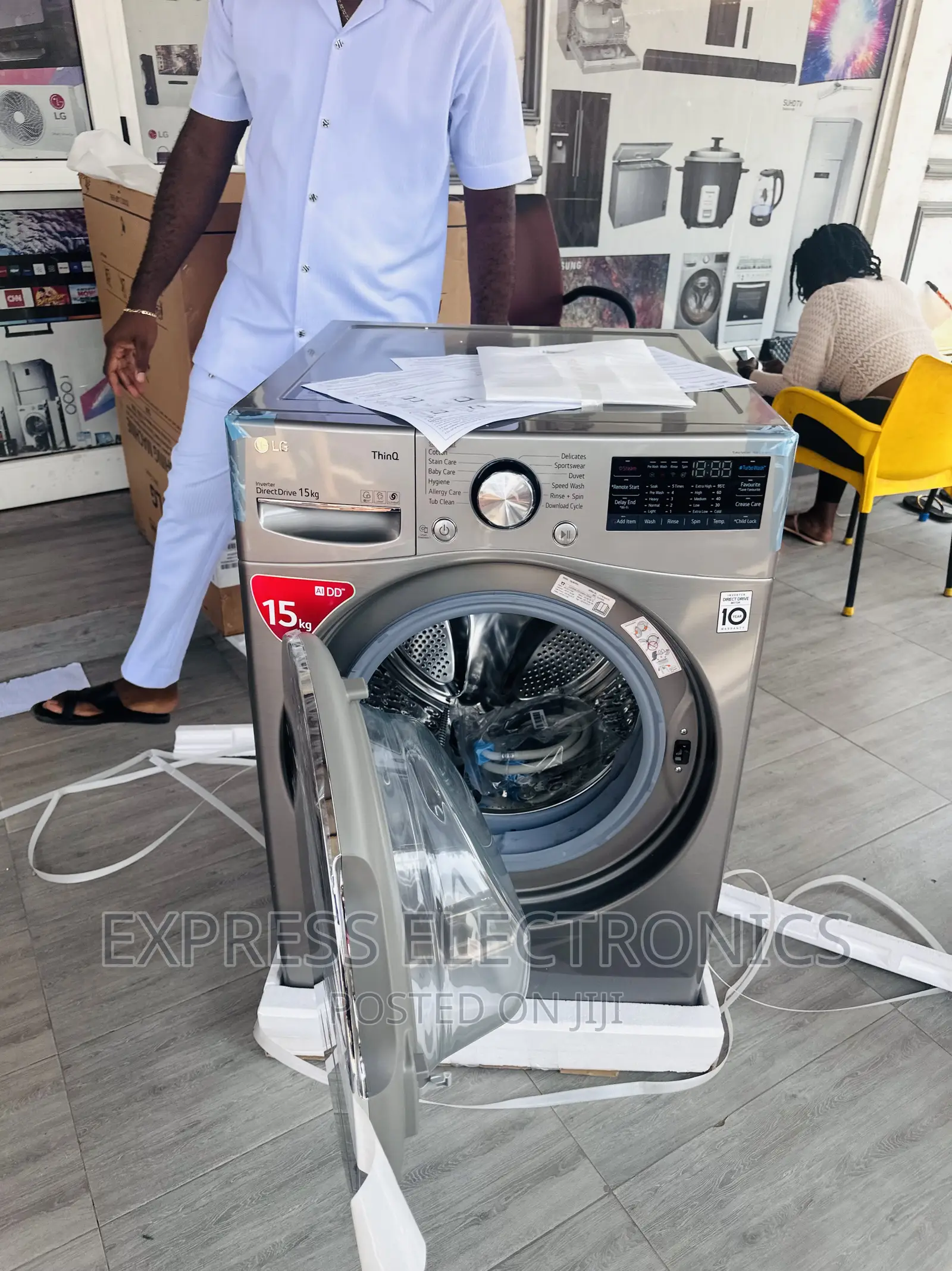 15kg Front Load Washing Machine LG