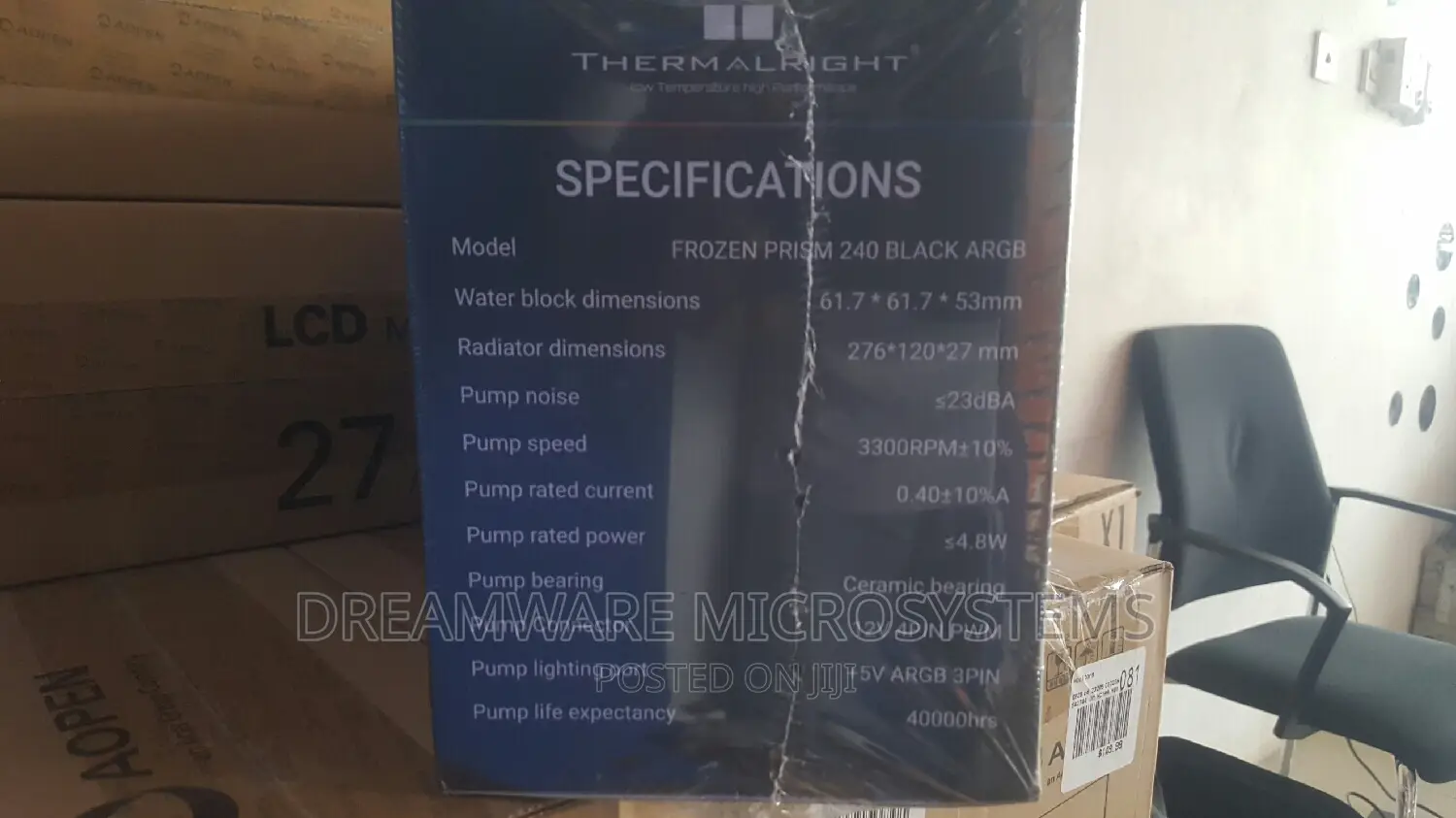 Frozen Prism 240 Black Argb Cpu Cooler