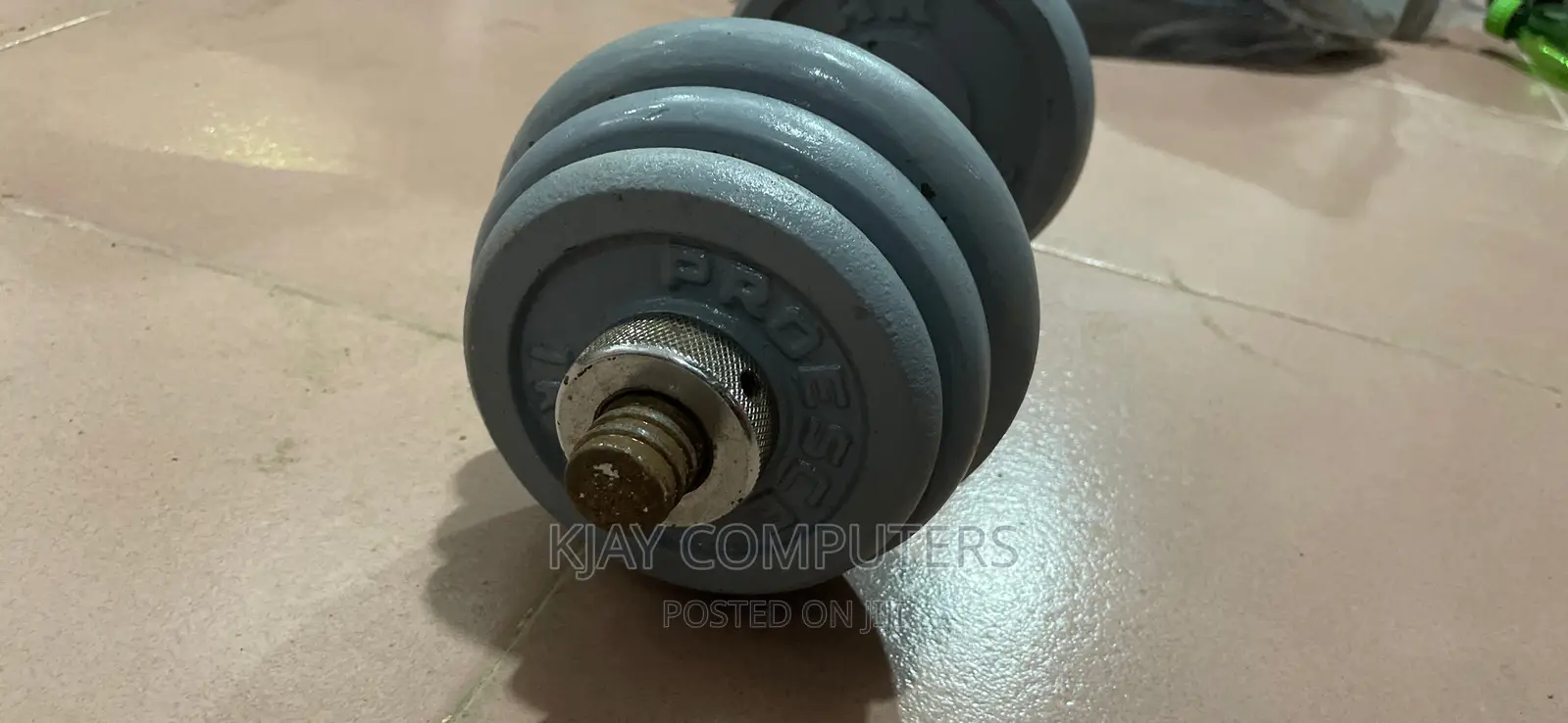Single 10kg Carbon Steel Dumbbell