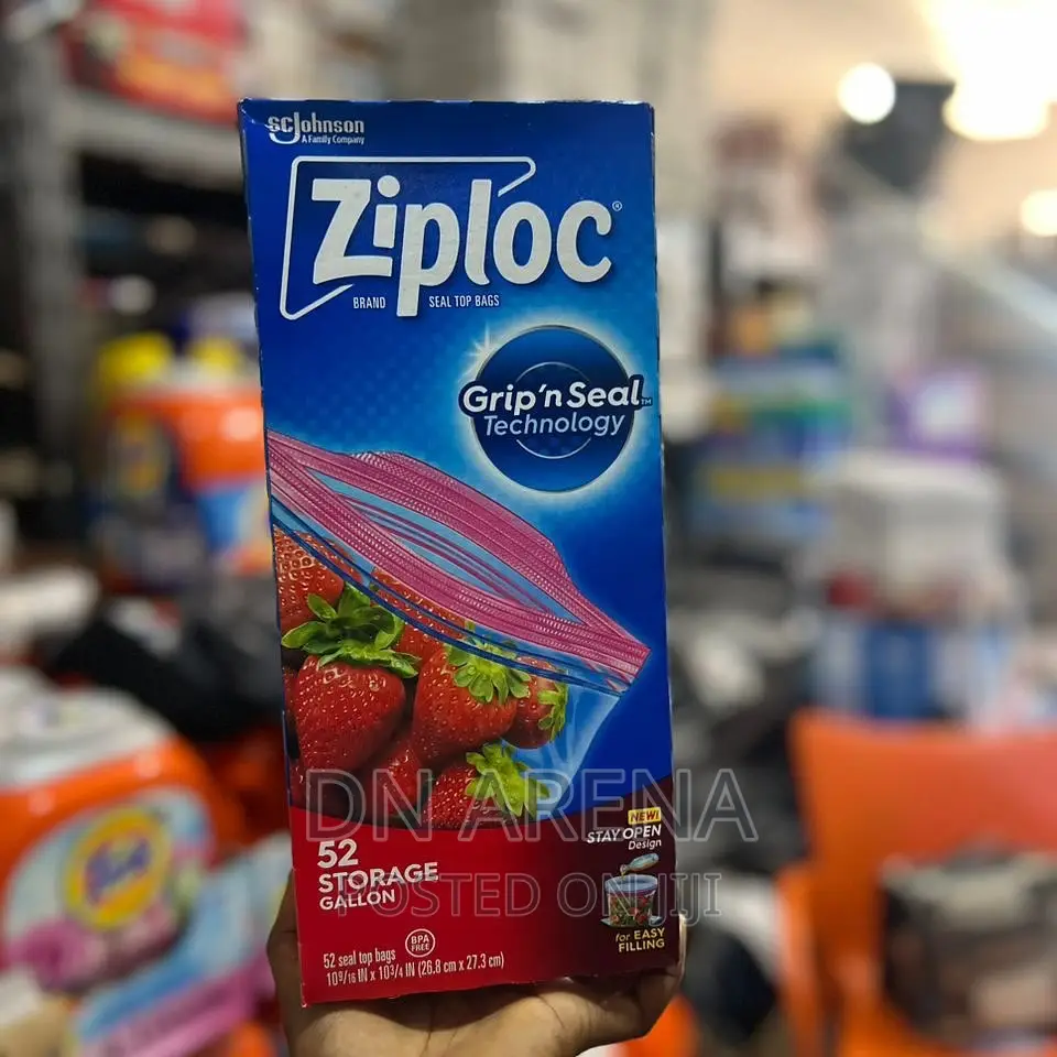 Zip Locks Gallon Size 52 Count