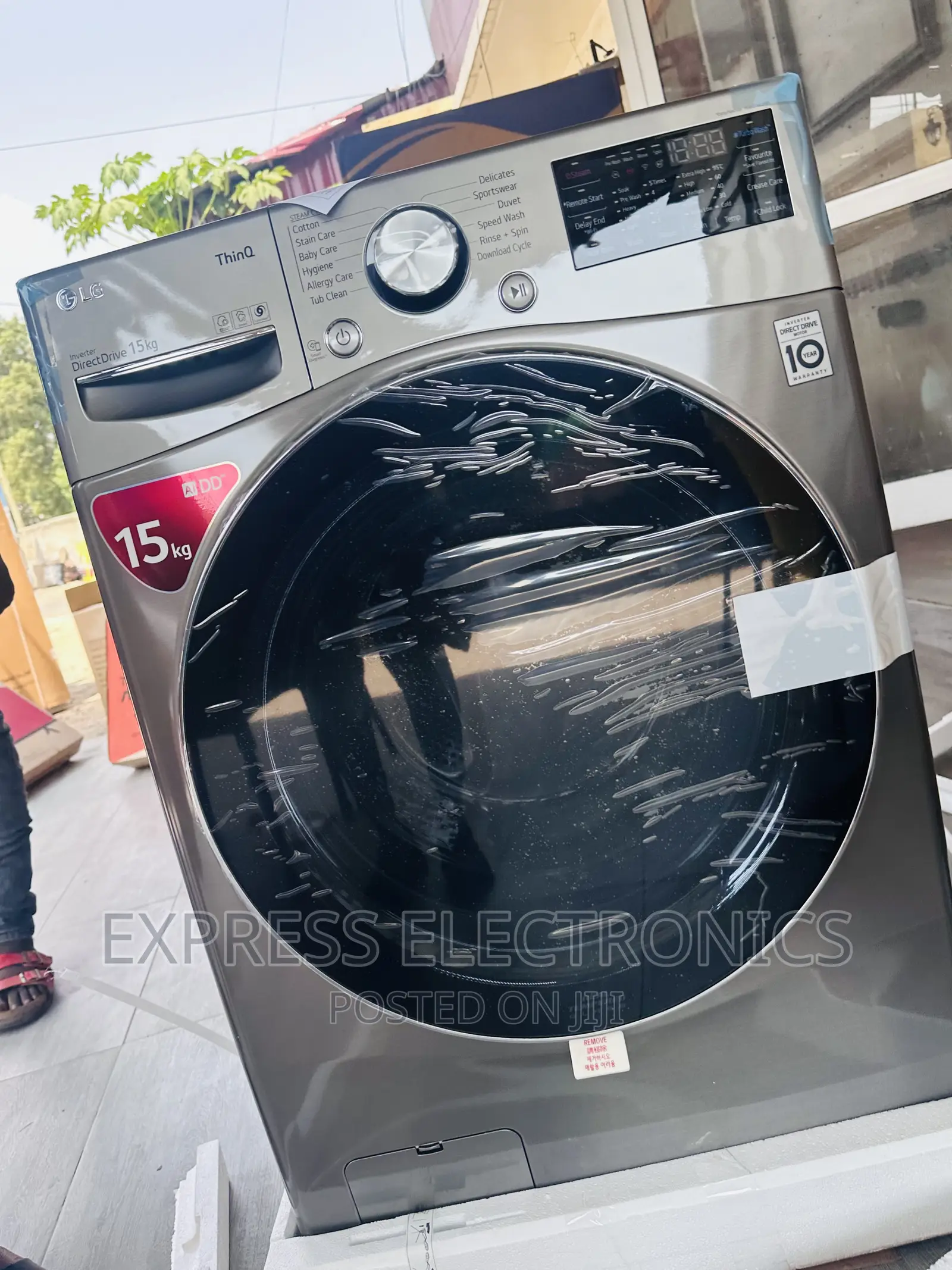 Hand Wash Effect WM Full Automatic LG 15kg Front Load