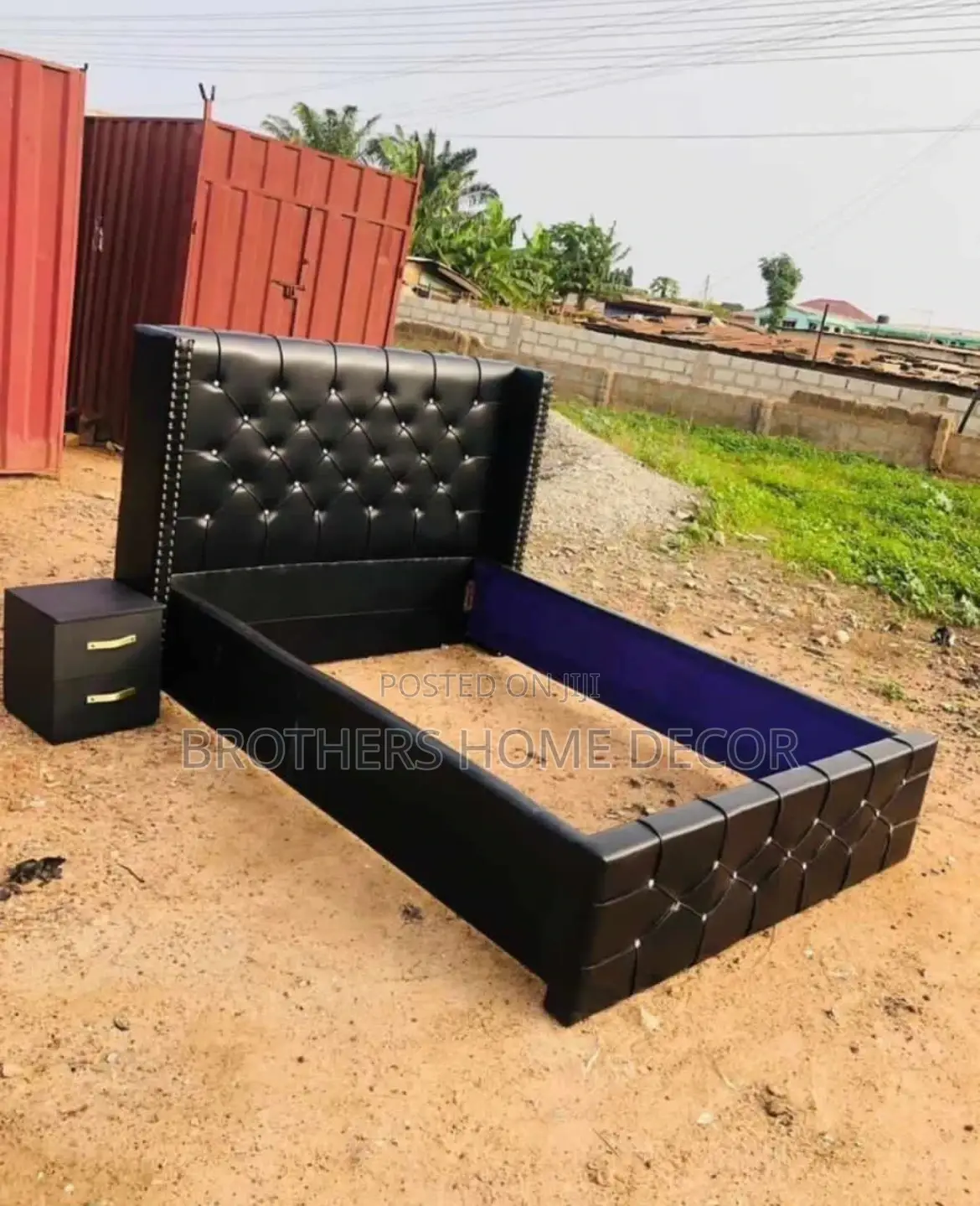 Foreign Double 60x80 And Side Drawer