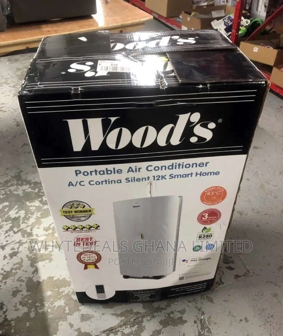 No More Breaking Your Walls!Woods 12000btu Portable Wi-Fi AC
