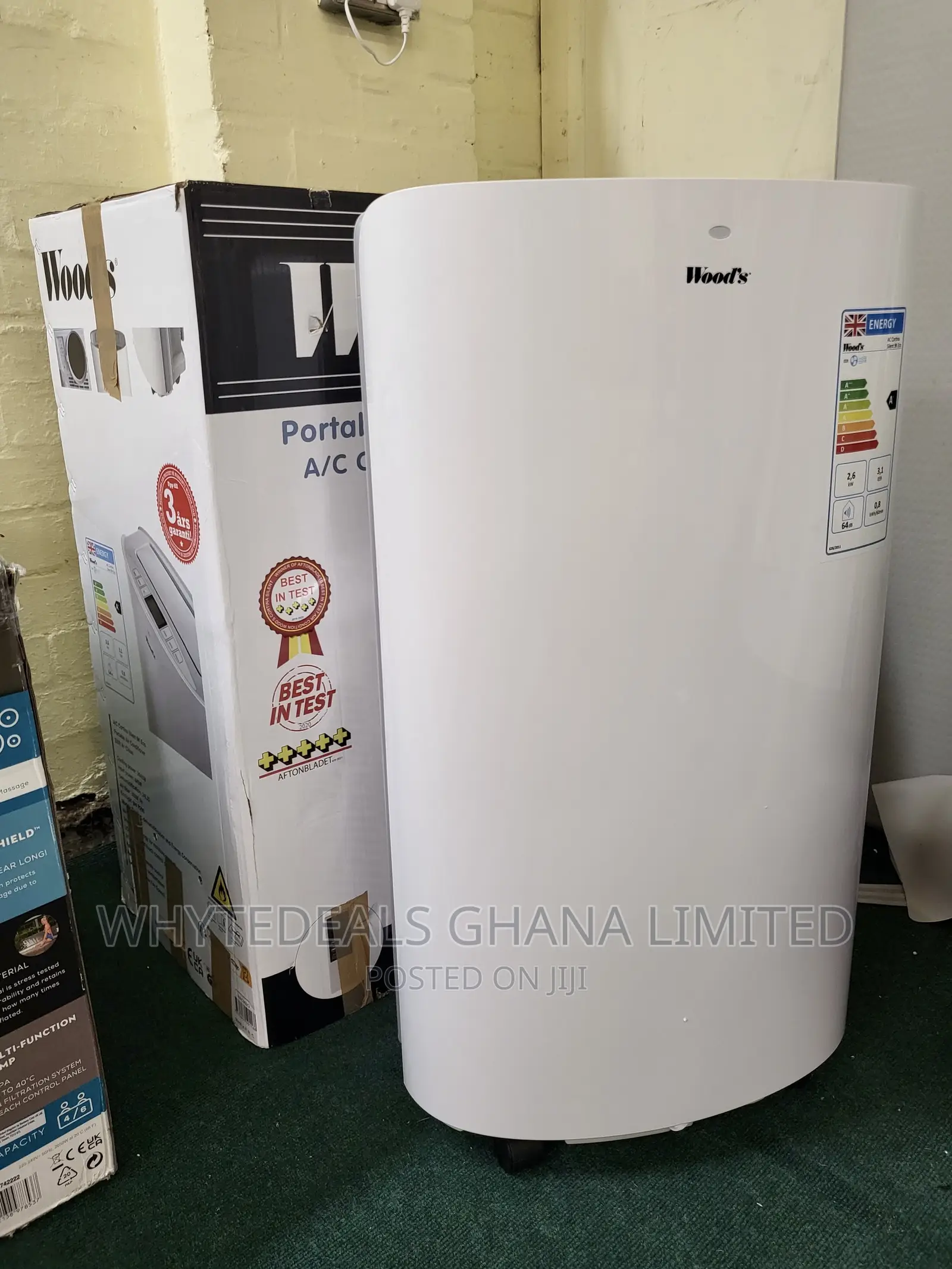 No More Breaking Your Walls!Woods 12000btu Portable Wi-Fi AC