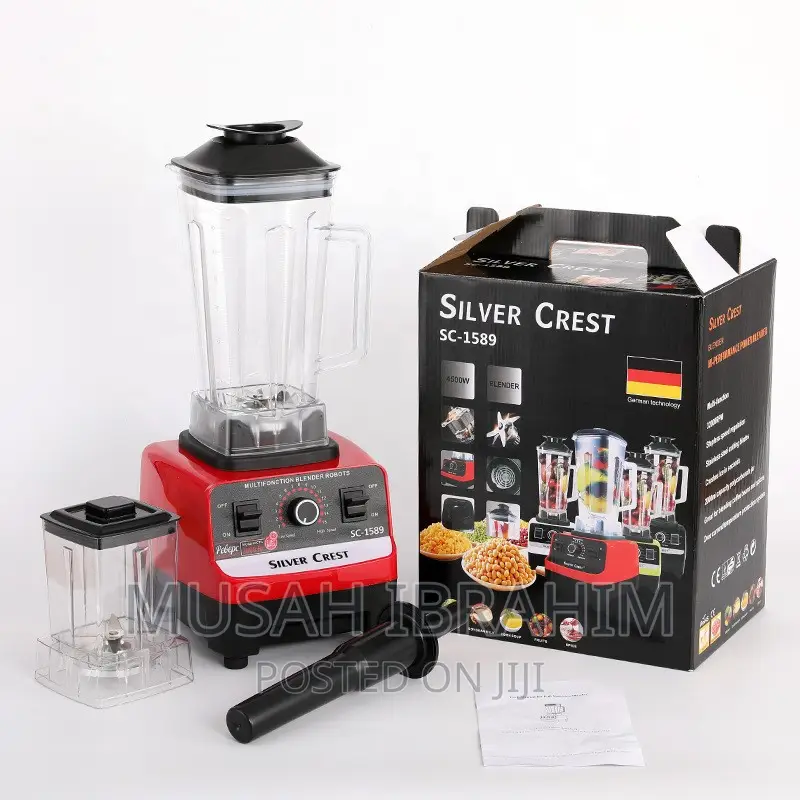 Silver Crest 2.5l - 4500w - Double Jar Heavy Duty Commercial