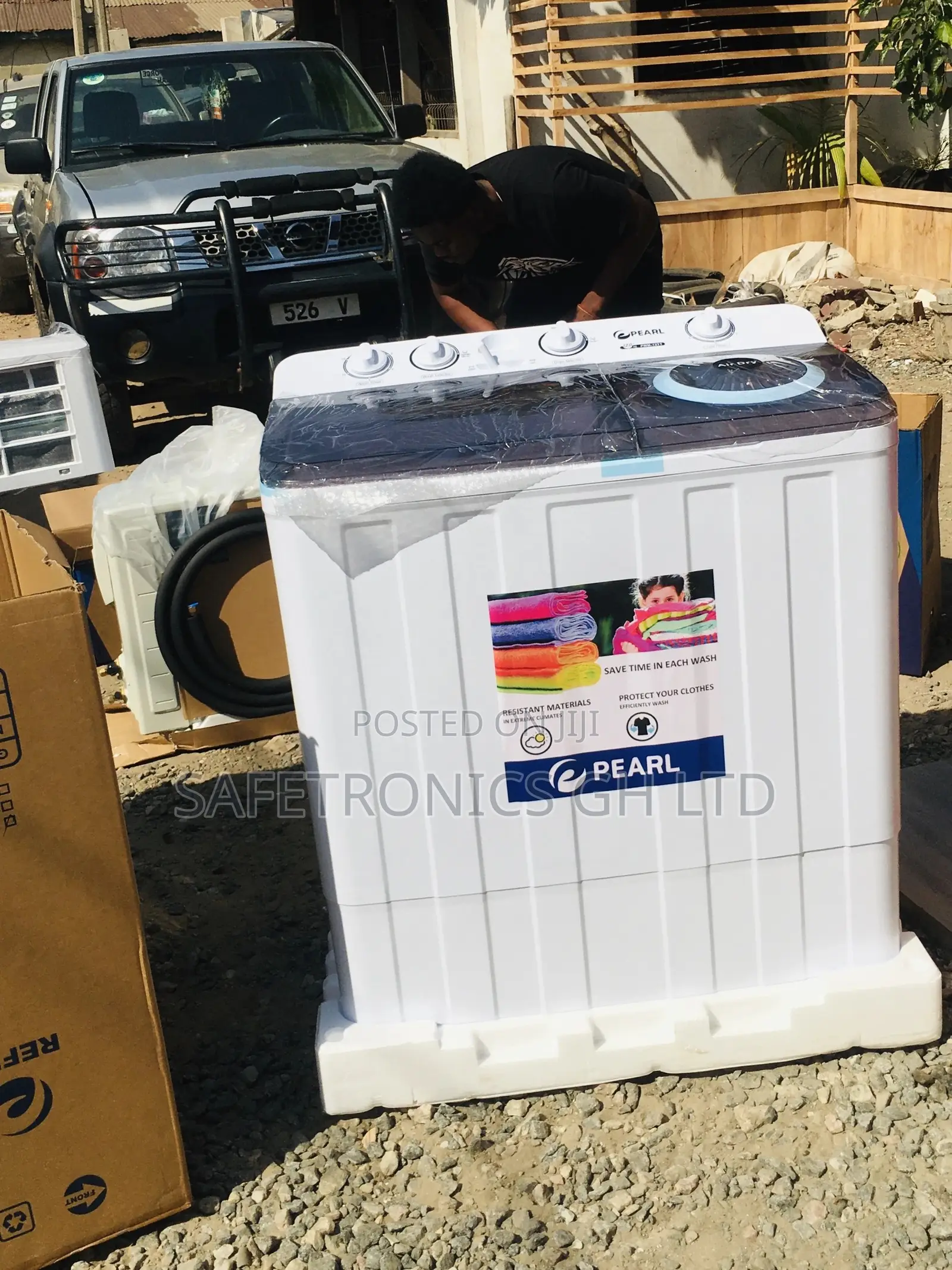 Topload Washingmachine 12kg Semiautomatic Pearl Durable