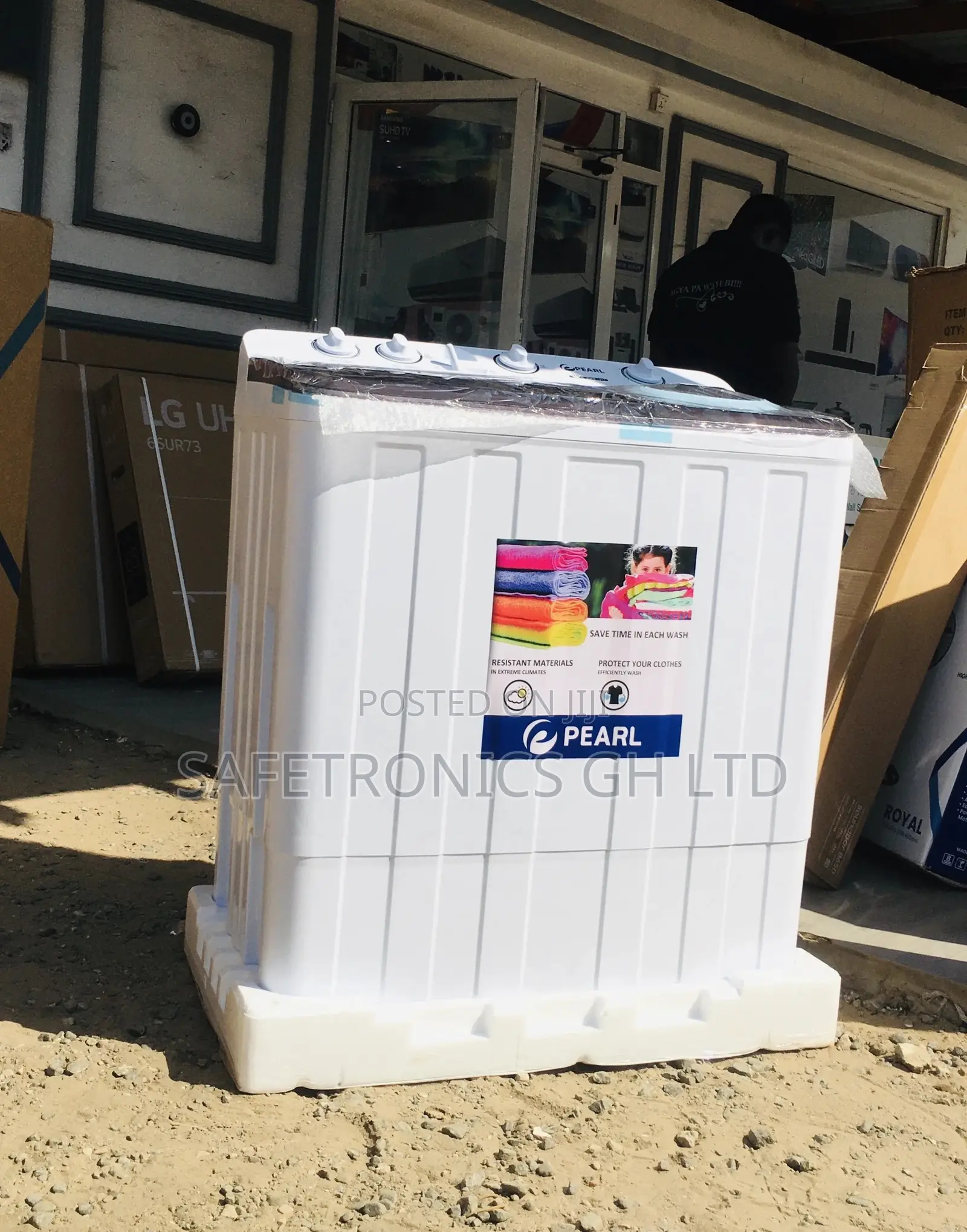 Topload Semiautomatic Washingmachine 12kg Lastest Pearl