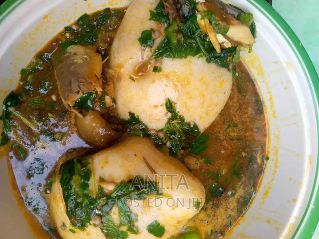 Delicious Banku With Okro Stew