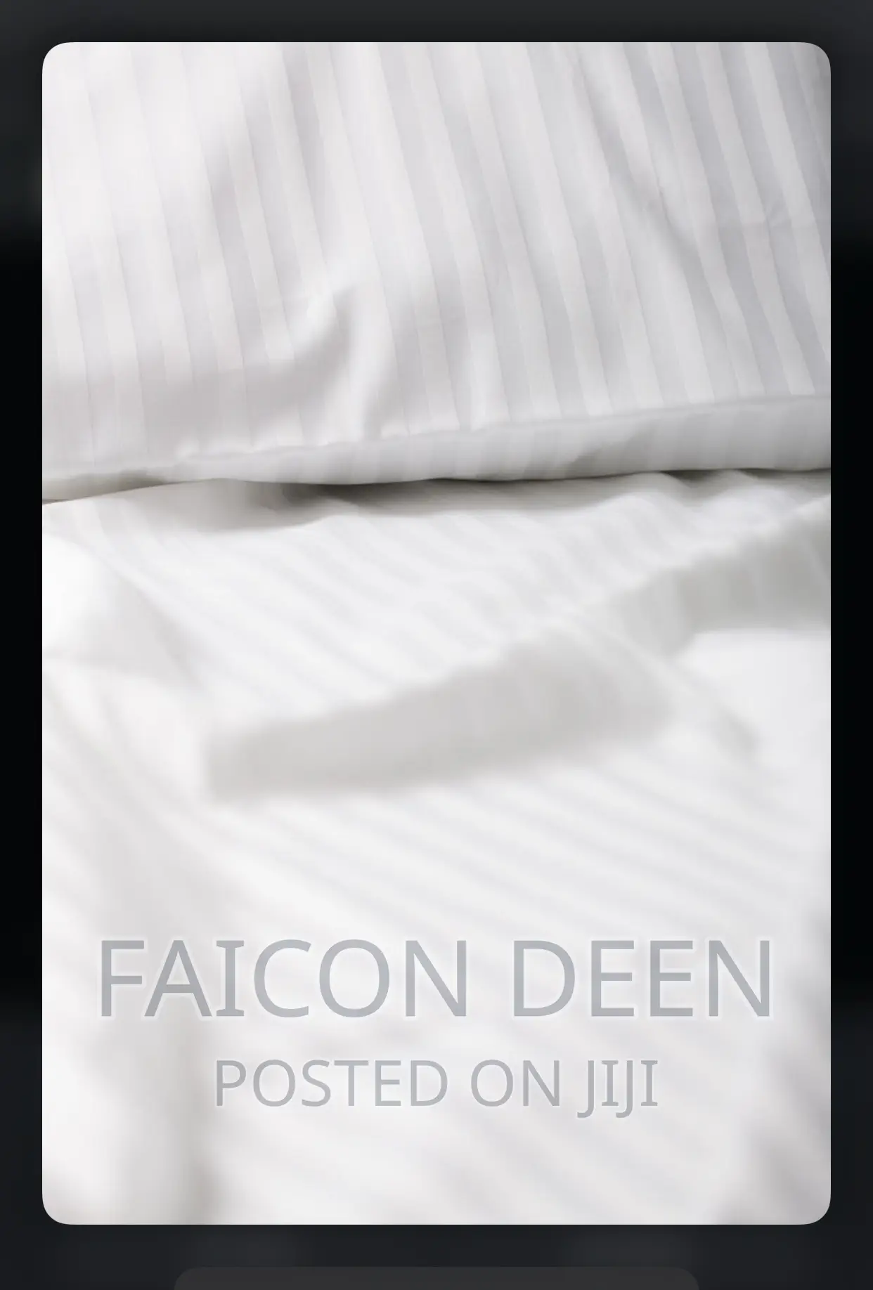 Exquisite Original Stripped Bedsheet With Pillow Cases