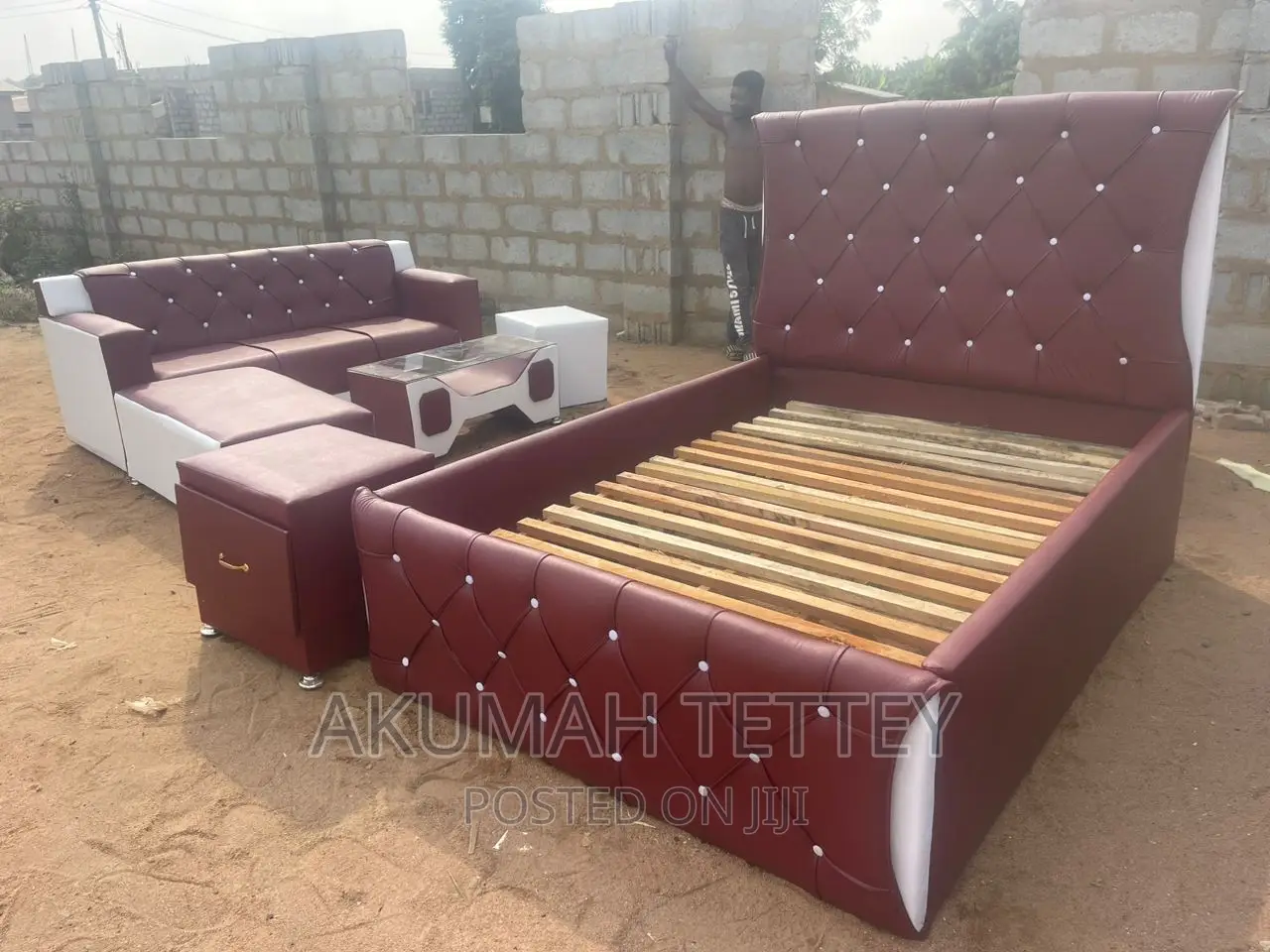 Quality and Unique (3in One Set and Bed Frame With Drawer
