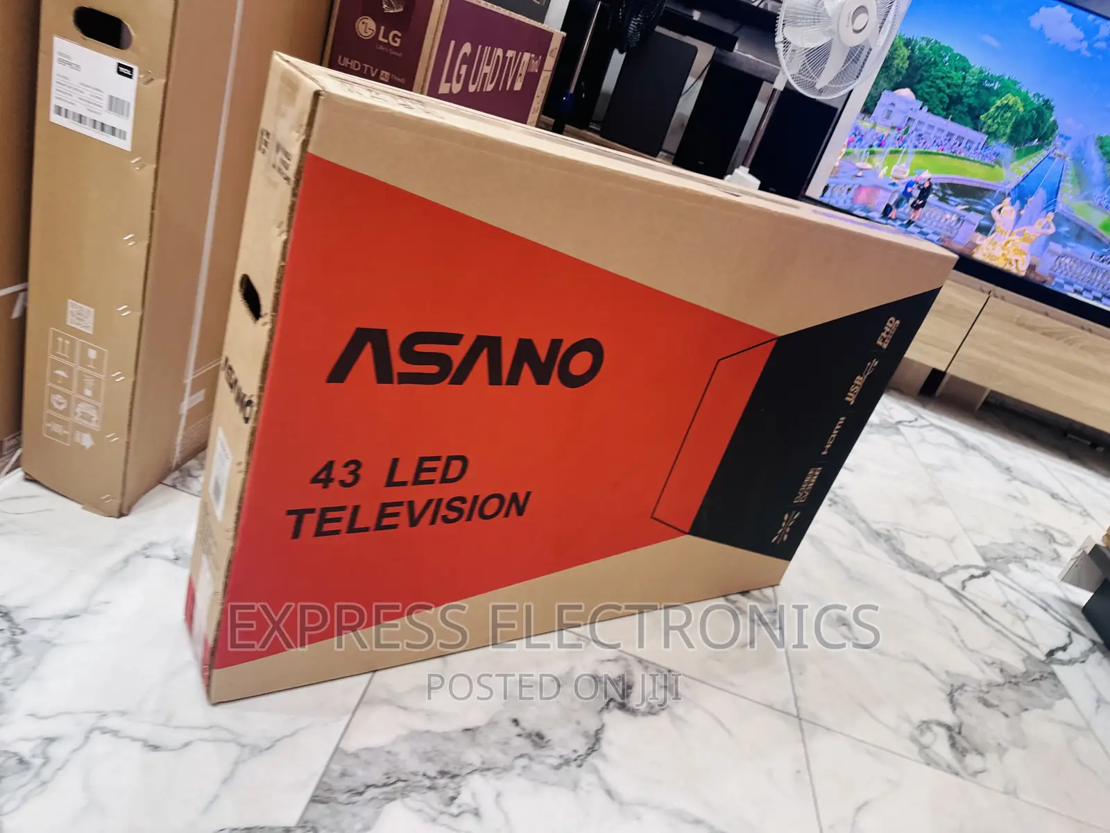 Asano Smart Satellite Digital Tv FHD 43”Tv