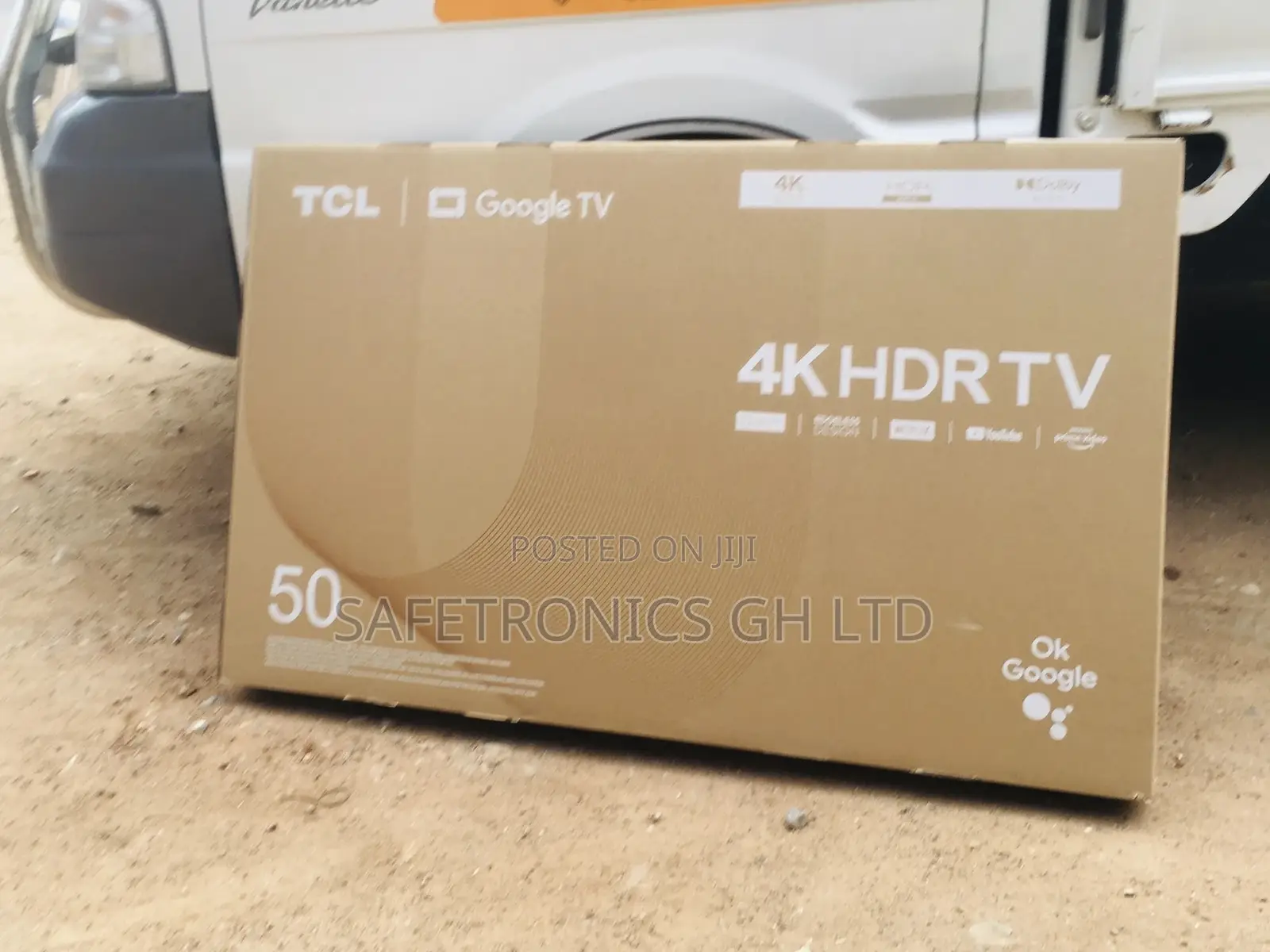 Glossy LED HDR Black Electric TCL 50 Inches Smart P635 Tv