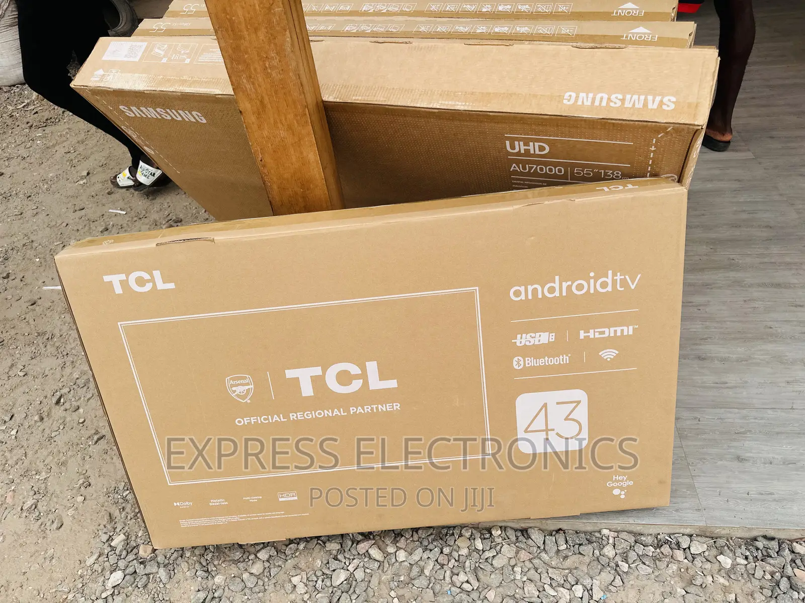 Smart Sleek Android TCL 43”S5000 Tv Glossy Led