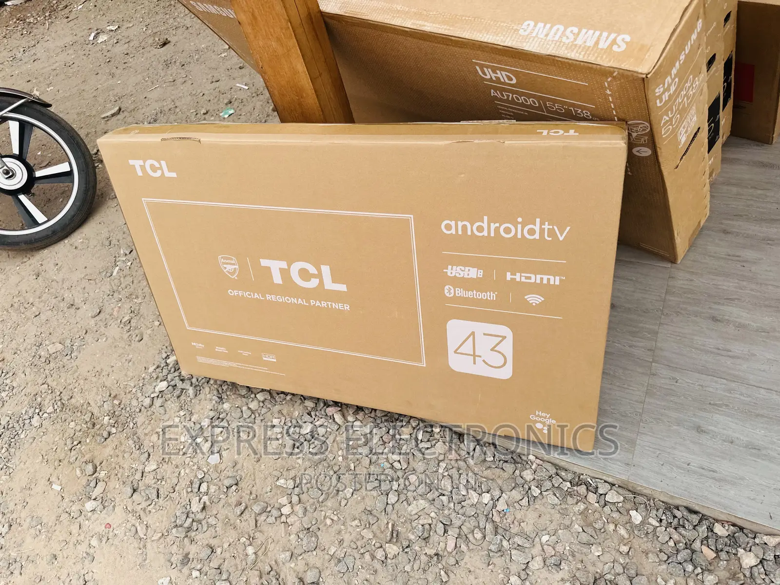 Smart Glossy Best Tv TCL 43”S54000 FHD Satellite