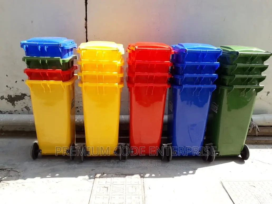 120 Liter Dustbin, Flat Top
