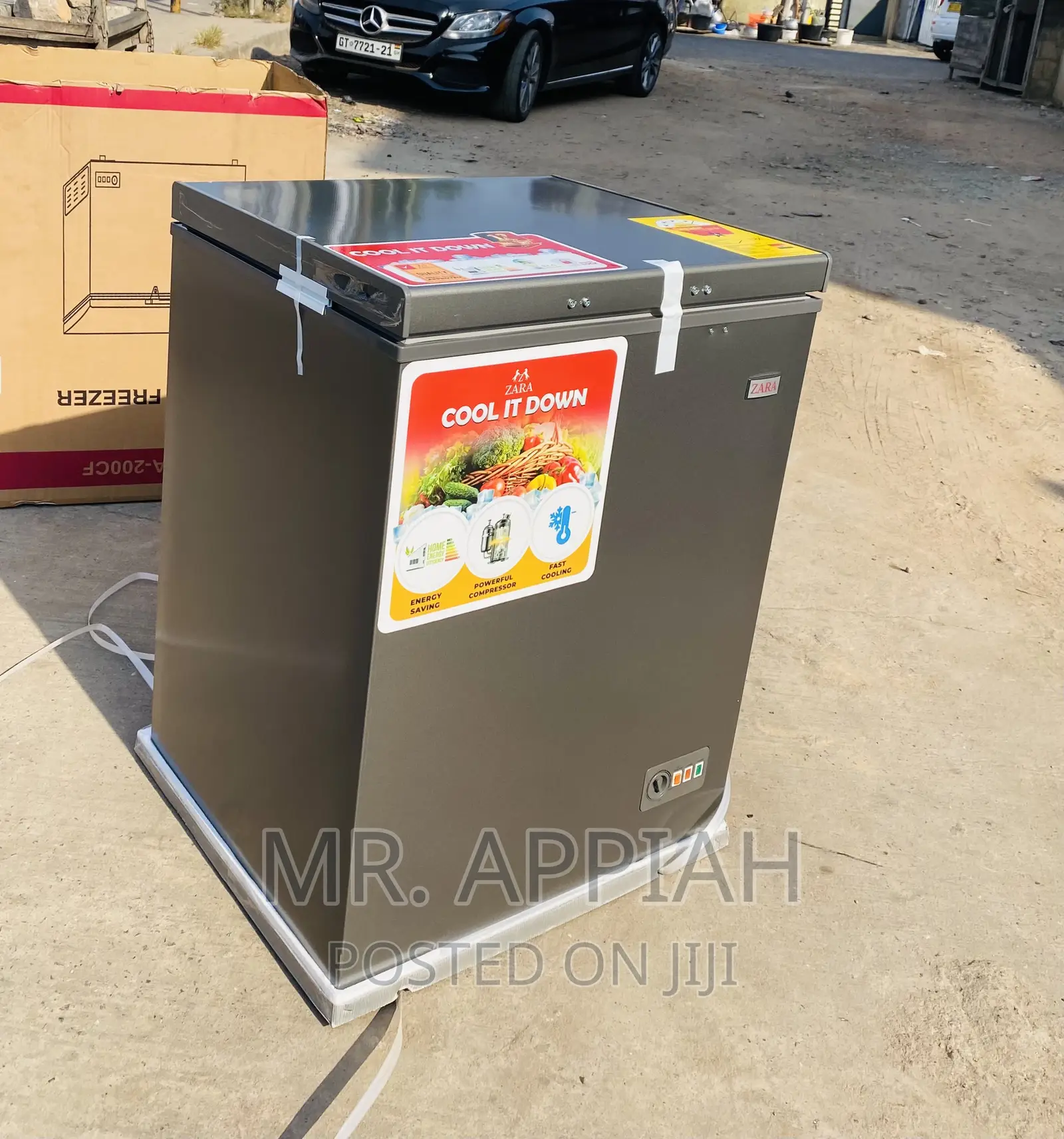 Anti-Rust Zara 260c 200ltr Single Door Chest Freezer.