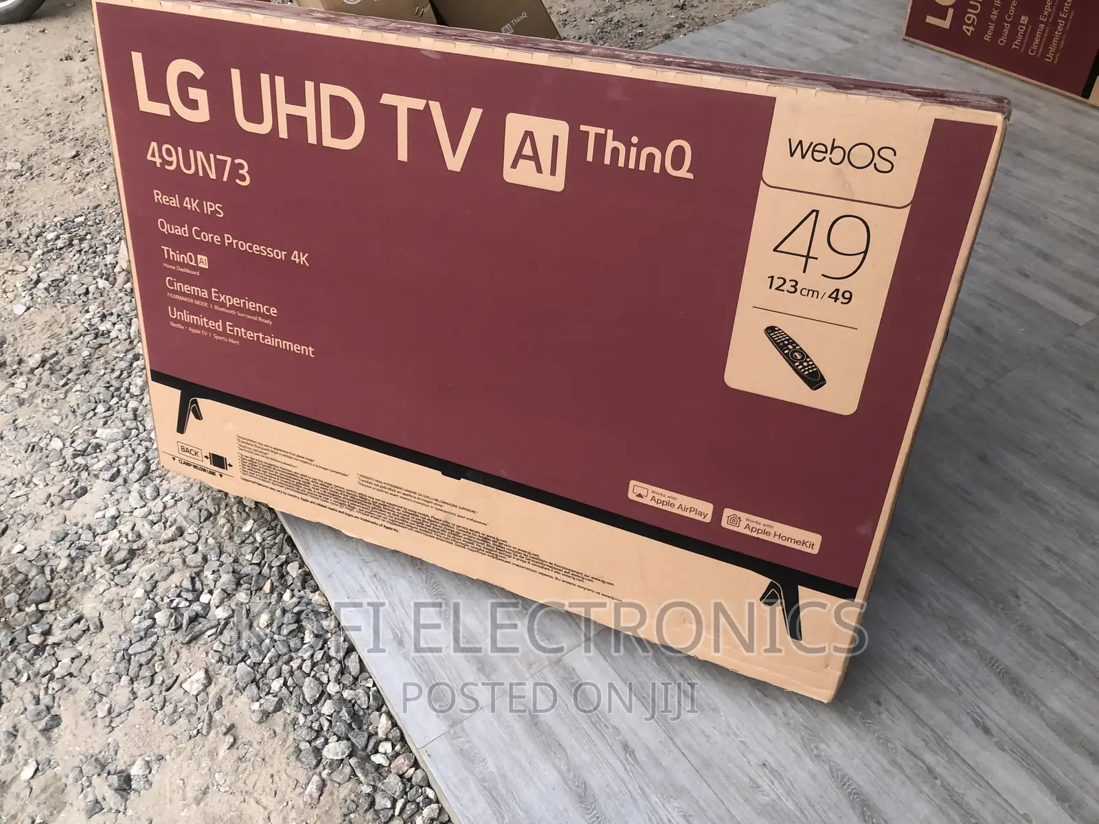 Clear Picture Quality LG 49" LED UHD HDR Smart TV -