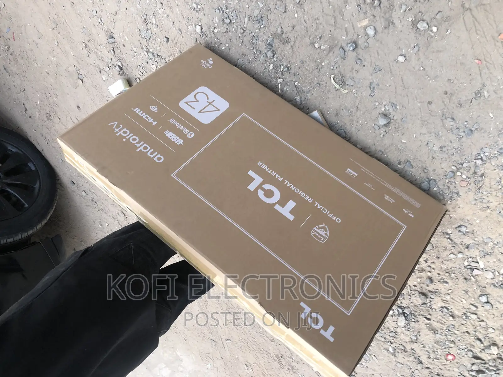 -TCL 43 Inch FHD Smart Android TV 43S5400A – Black