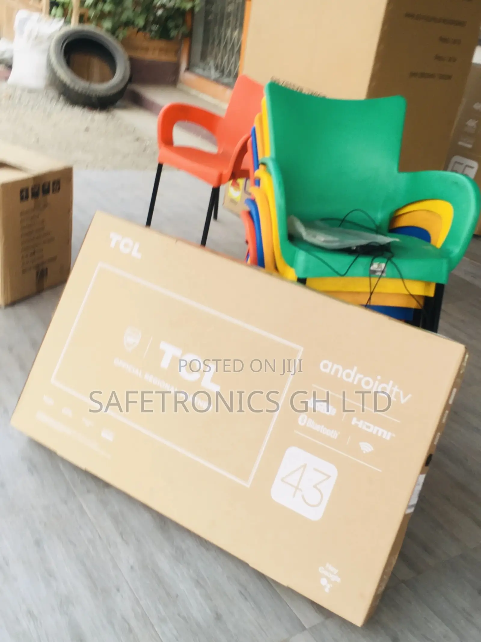 HDR P635 LED Glossy Black Electric Smart 43 Inches TCL Tv