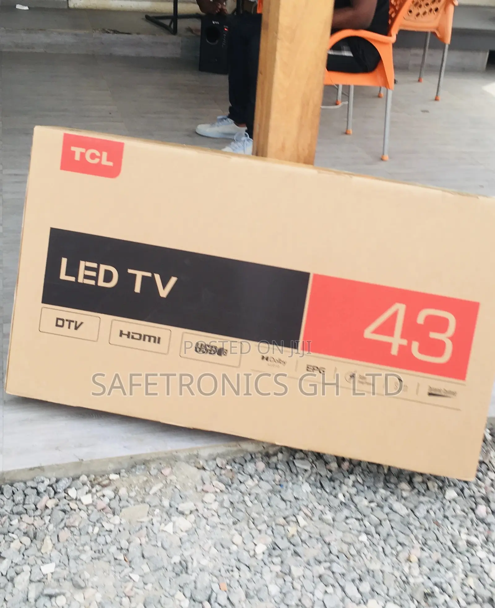 LED Black Glossy Electric 43 Inches Full Hd HDR TCL D3200 Tv