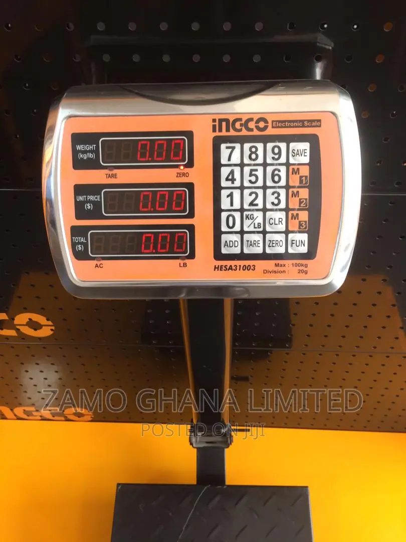 Ingco 100kg Electronic Scale - Hesa31003