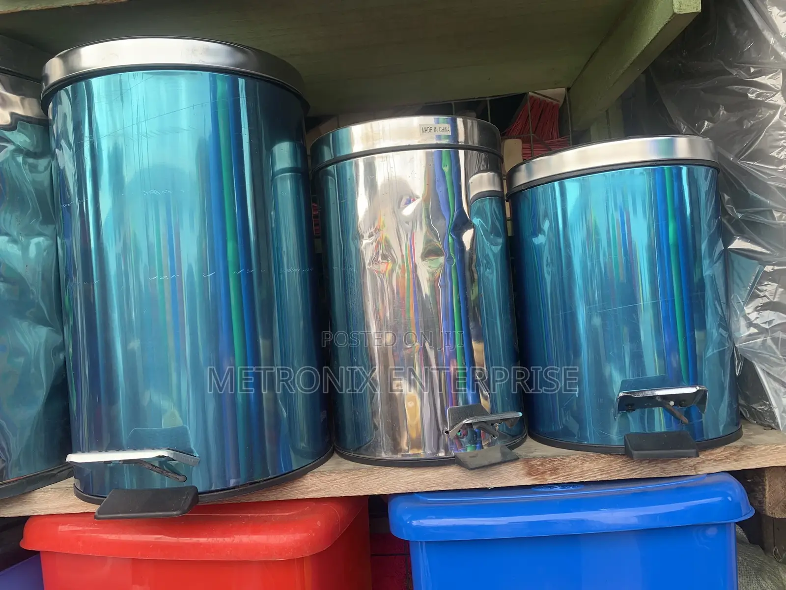 Stainless Steel Step Trash Bin,12l