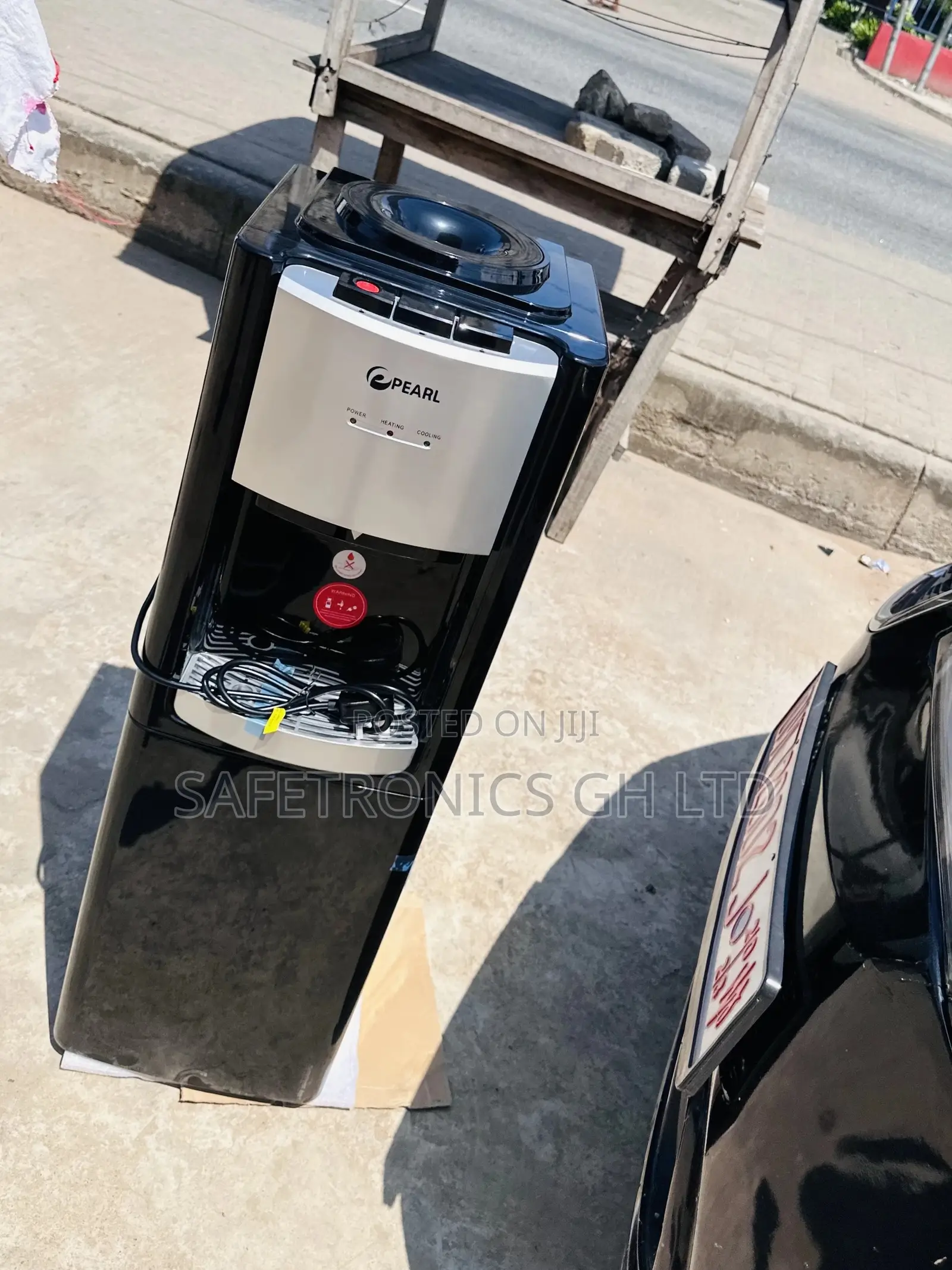 Electric Pearl Black Water Dispenser Hot/Cold PWD-2215FBL