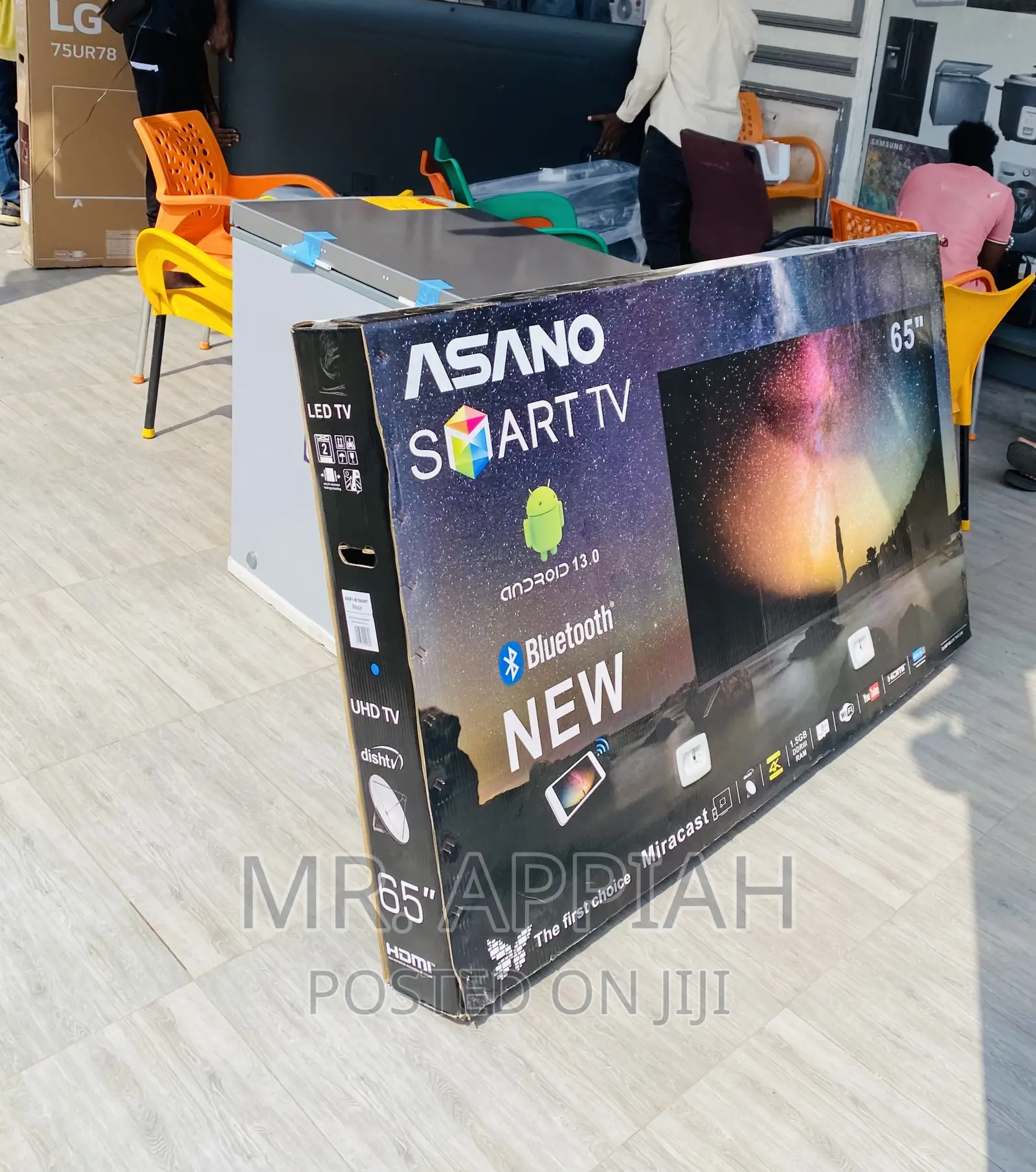 Buy Affordable Asano 65” Uhd Smart Bluetooth Tv(Black).