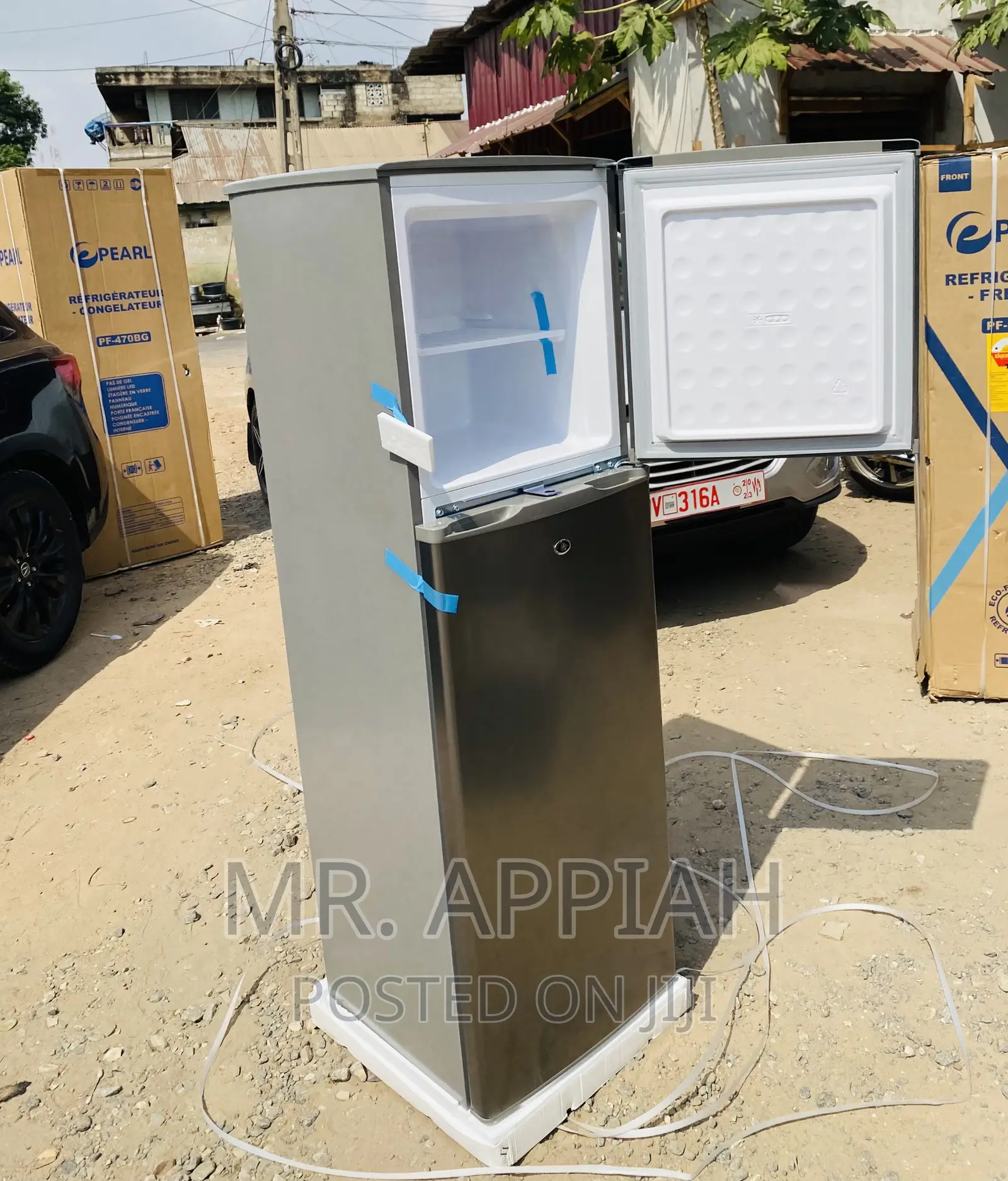 Purchase Classic PearlPF-270 Ix 2 Door Electric Fridge,Gray