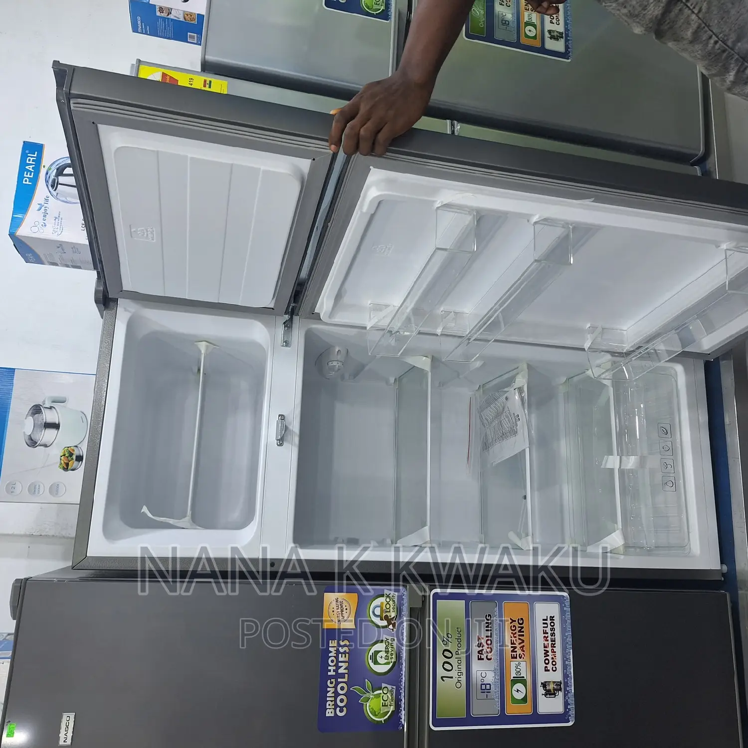 Bring Home Happiness/Nasco 201litres Top Freezer/Fridge