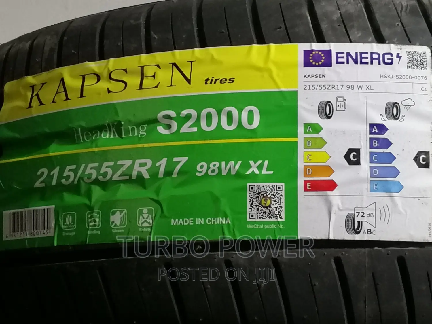 215/55r17 Kapsen