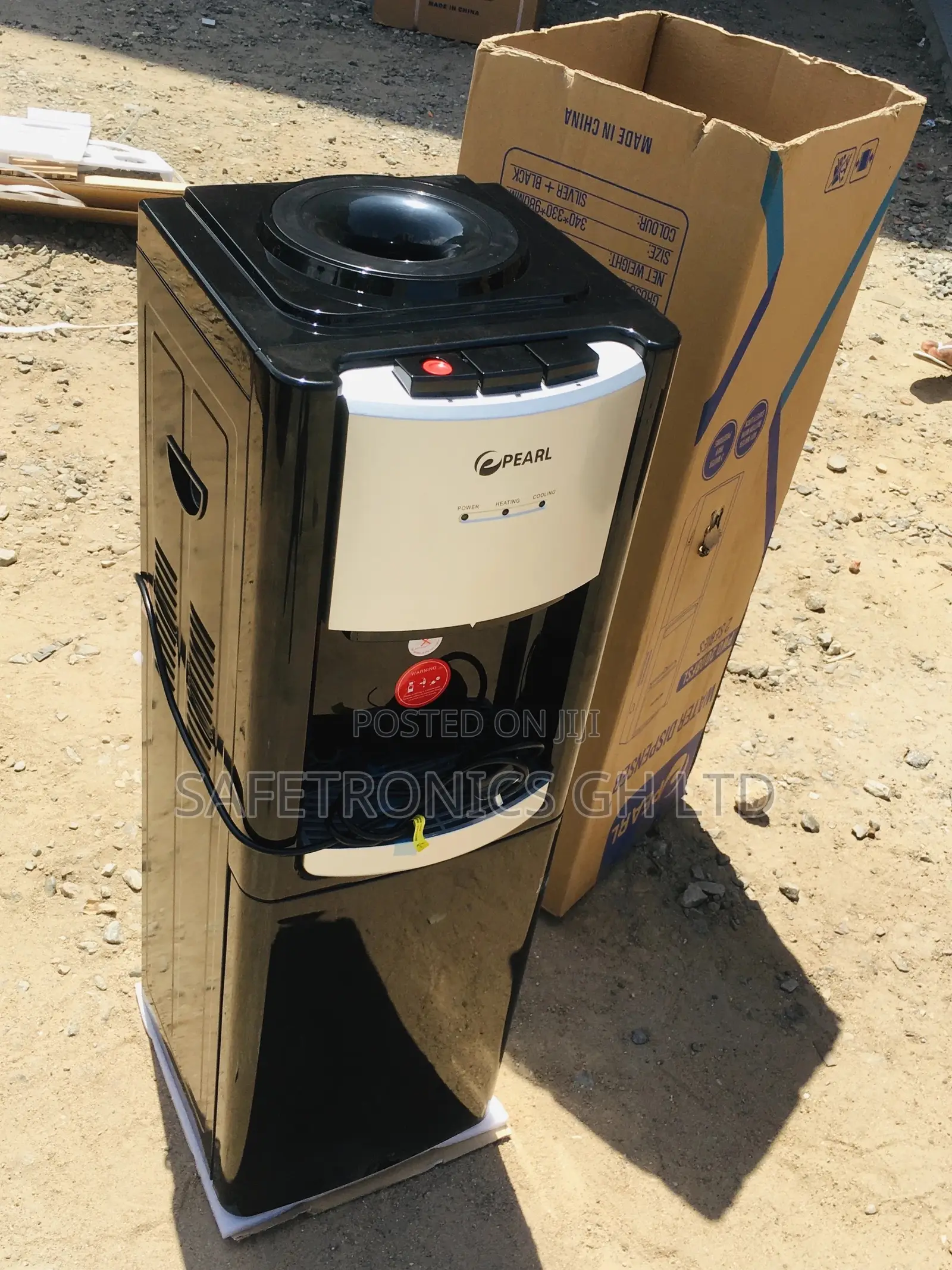 Durable Pearl Water Dispenser Hot/Cold PWD-2017FSL Black