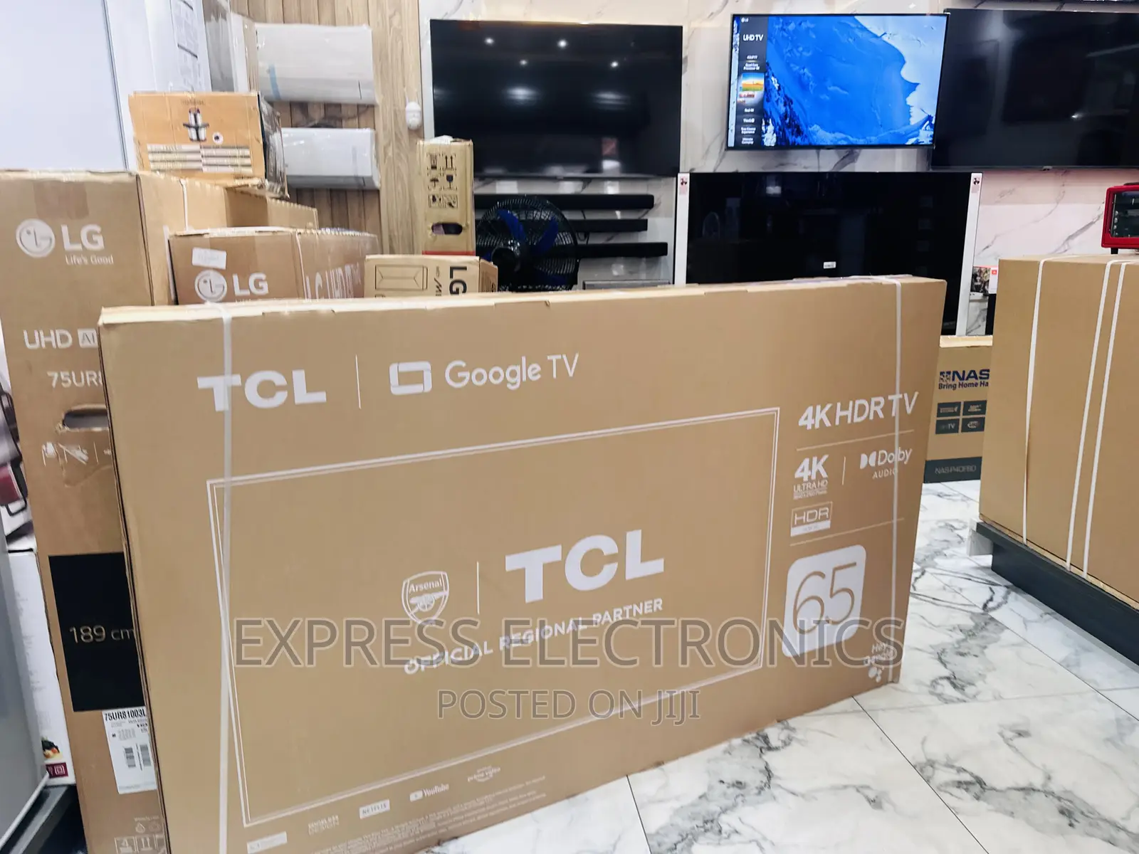 Sleek Design Slim Uhd Smart TCL 65p635