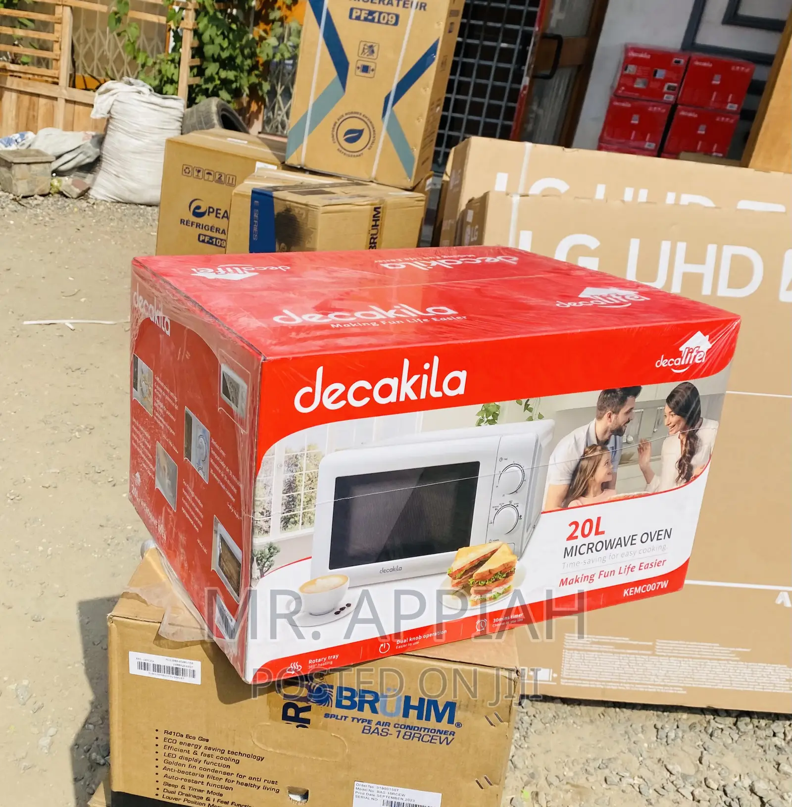 Sealed in Box Decakila 20ltr Electric Microwave Oven.
