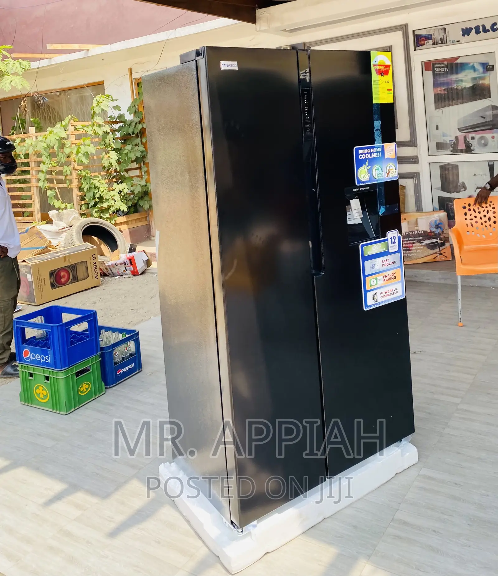 Authentic Nasco Side by Side Electric Fridge(Nassb2-64s).