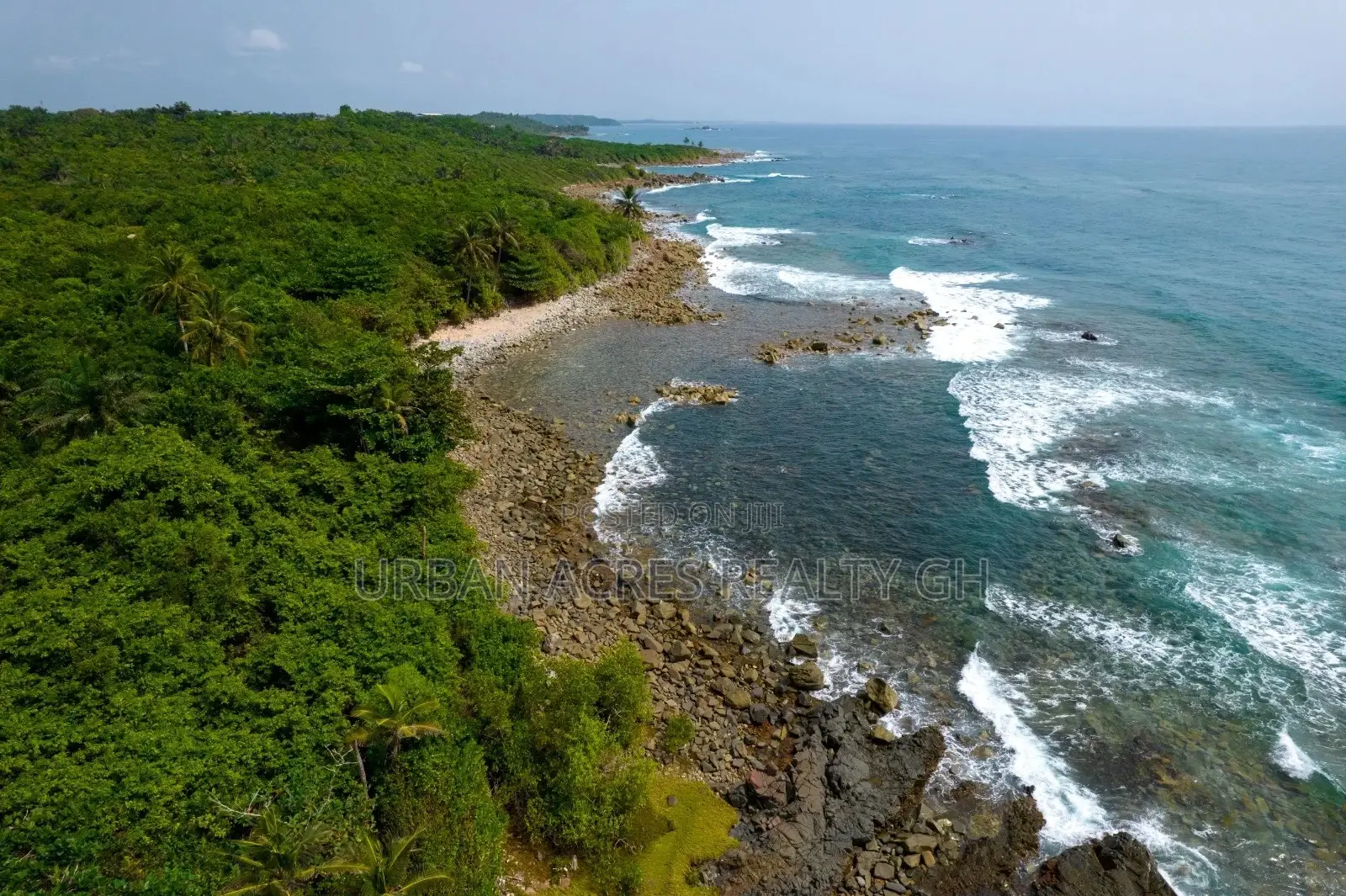 Western Region, (Dixcove) _ 20+ Acres Oceanfront Land