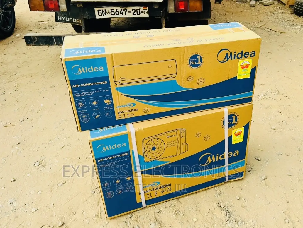 Rapid Airflow Split R410 Gas Midea Ac White 1.5hp Inverter
