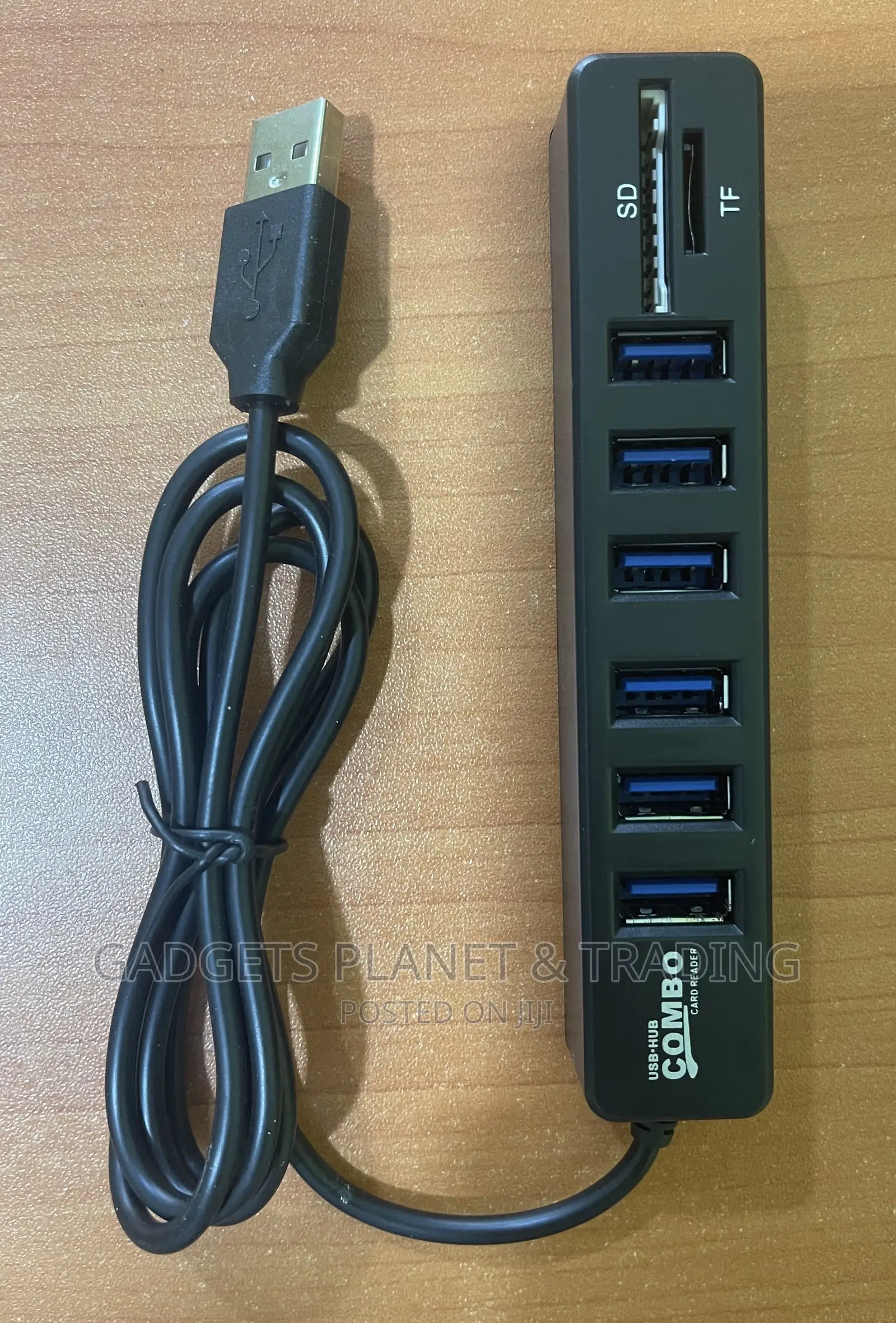 6 Ports USB 2.0 Hub SD / TF Reader - 480mbps