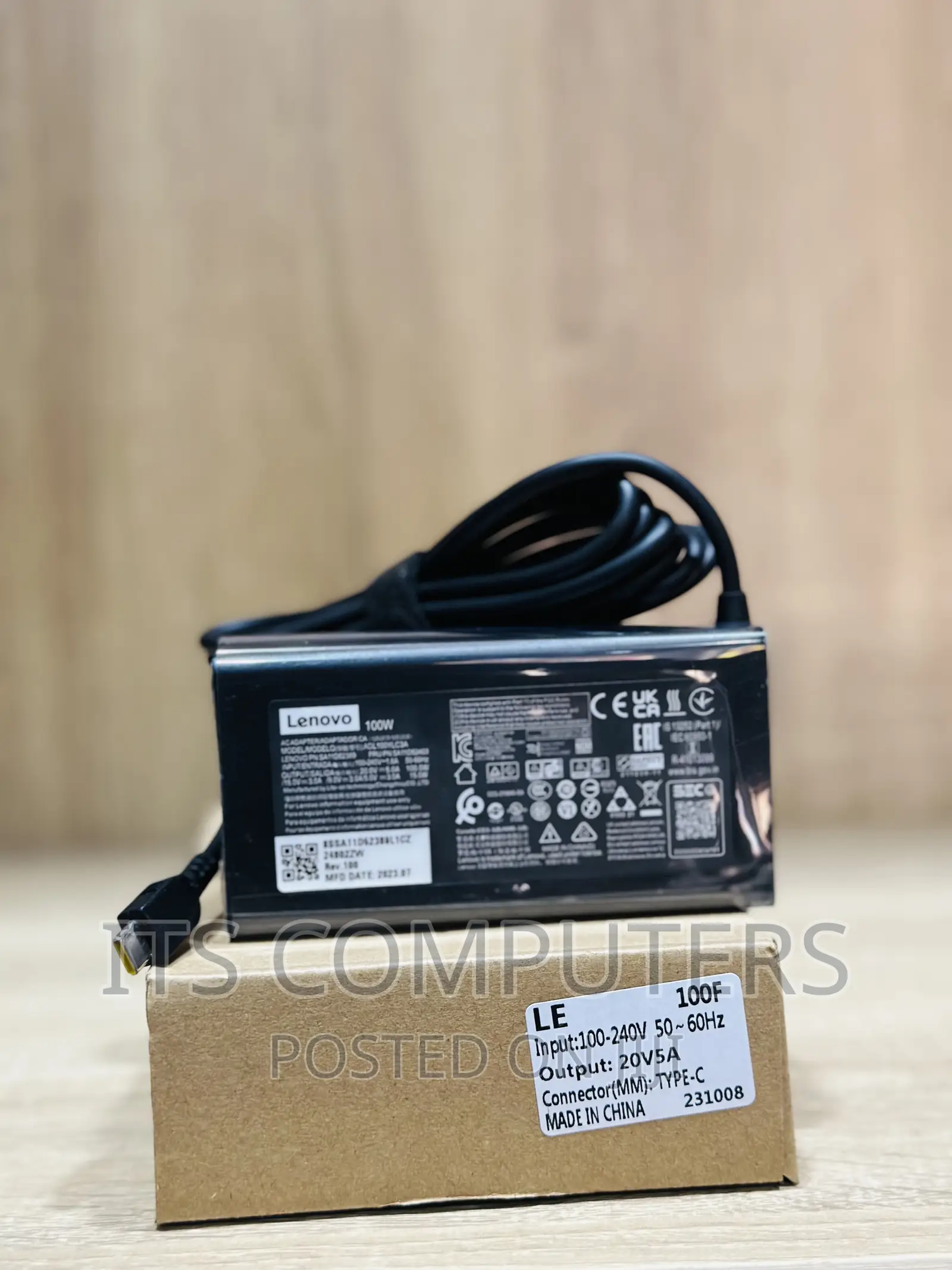 100watts Lenovo Type C Charger