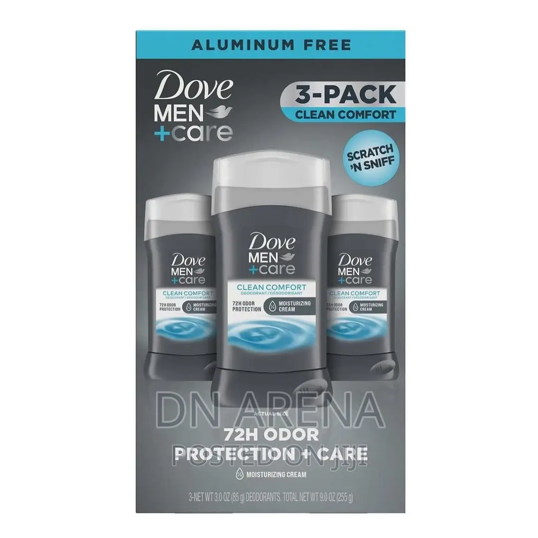 Dove Men+Care Aluminum-Free Deodorant; Clean Comfort,3pcs