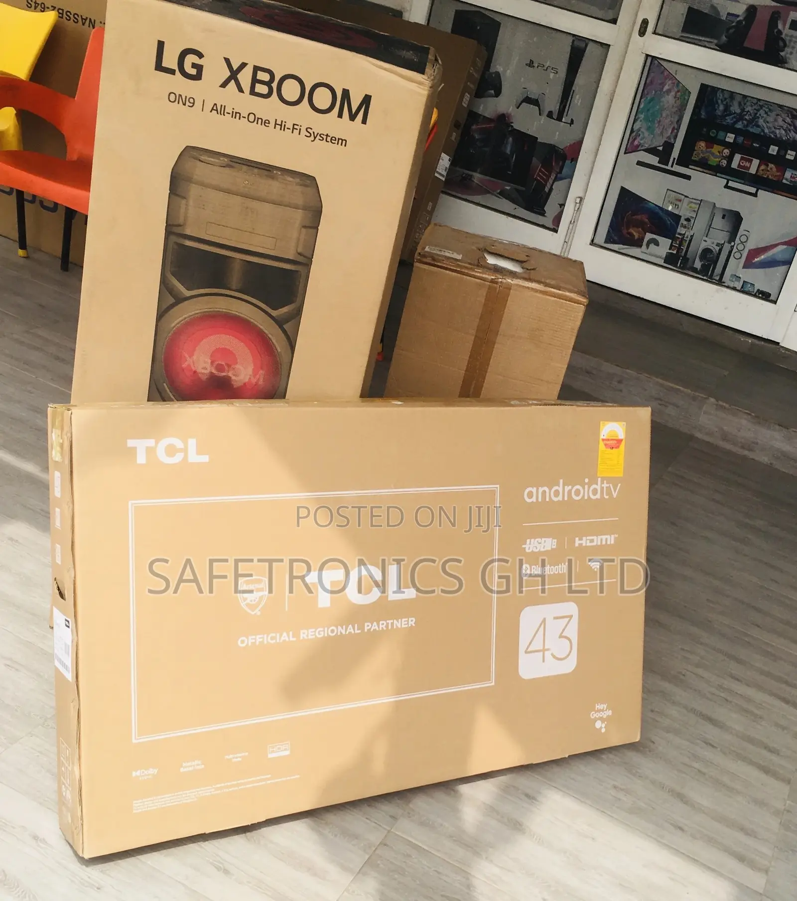 Black 43 Inche Glossy Led Smart TCL S5400a TCL S5400a Tv