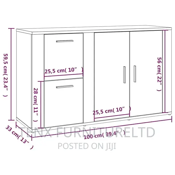 Sideboard /Cabinet (Off-White)