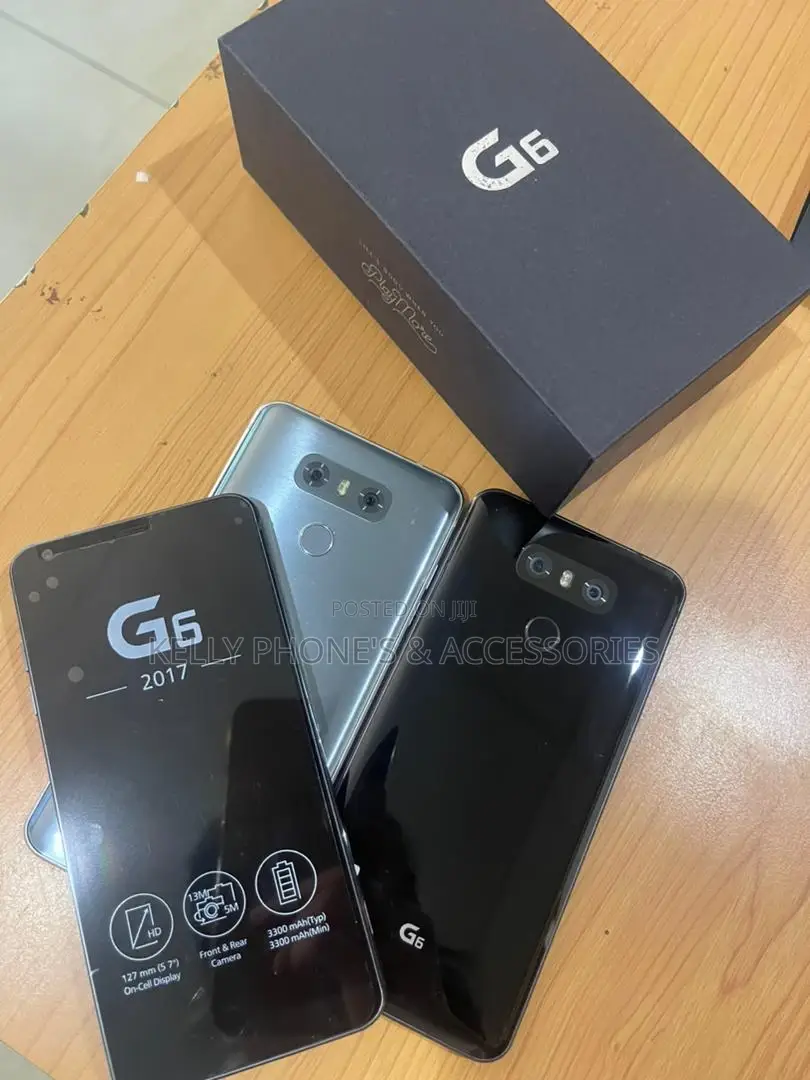 New LG G6 64 GB Black