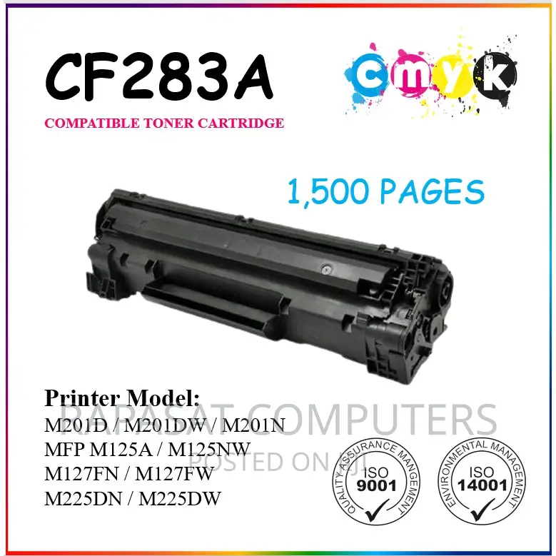 Cmyk 83A (Cf283a) HP Compatible Toner