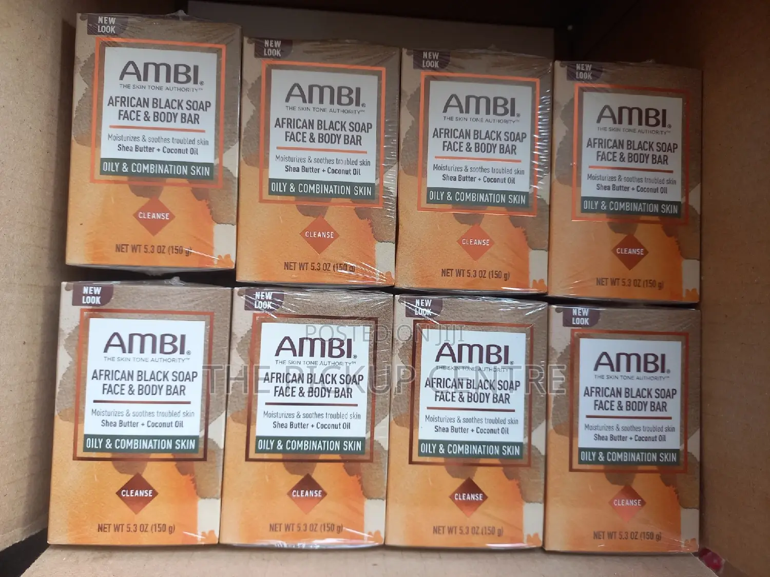 AMBI - African Black Soap Face Body Bar 150g 3pack