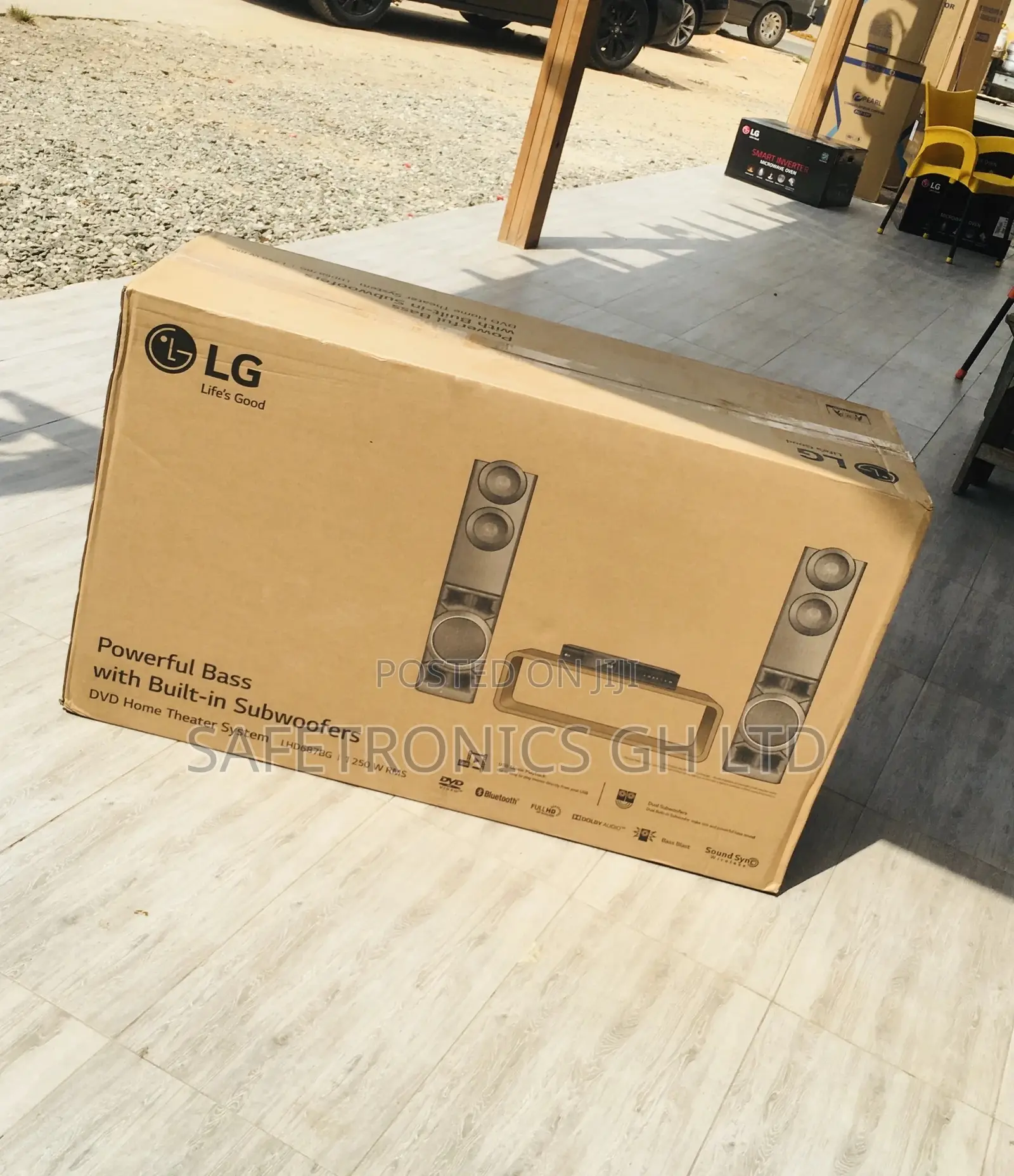 Electric LG LHD687 Black Bluetooth Wireless Speaker