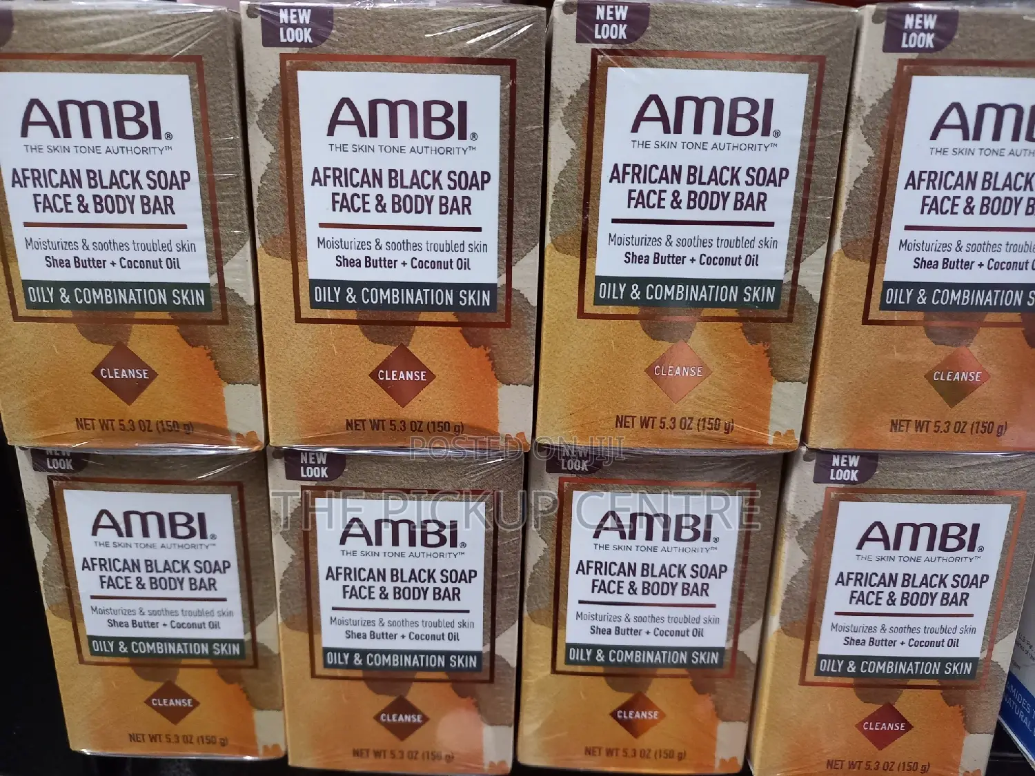AMBI - African Black Soap Face Body Bar 150g 3pack