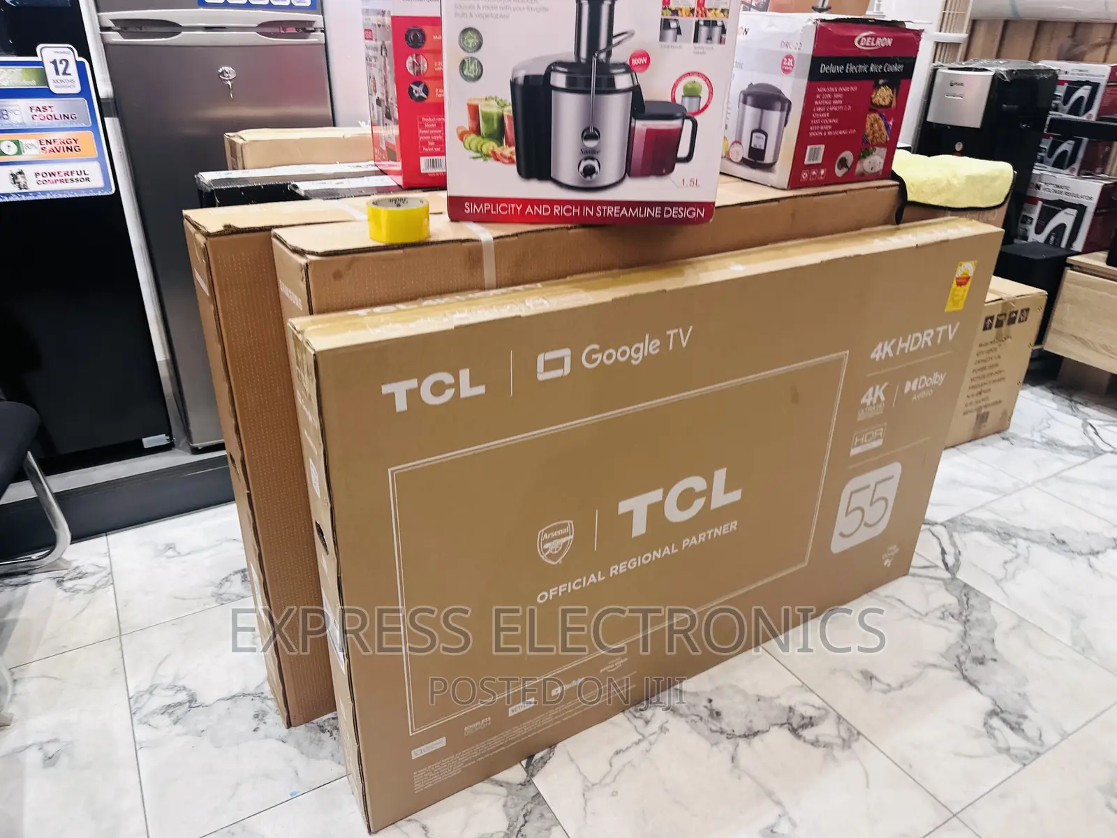 Neatly and Lovely Uhd Smart Glossy TCL 55”P635