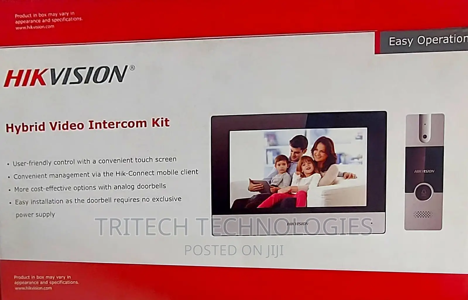 Hikvision Ds-Kis302-P Hybrid Video Intercom (Mobile View)