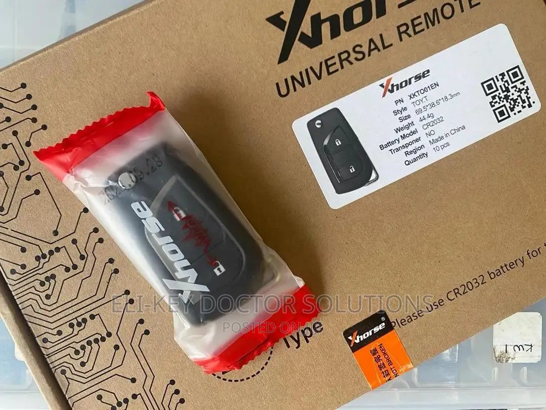 XKTO01 Xhorse VVDI 2-Button Wired Toyota Universal Flip Key